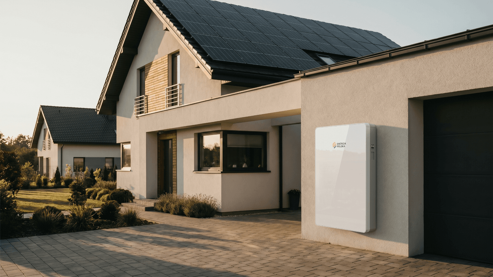 Nowoczesny magazyn energii podłączony do instalacji PV w domu jednorodzinnym