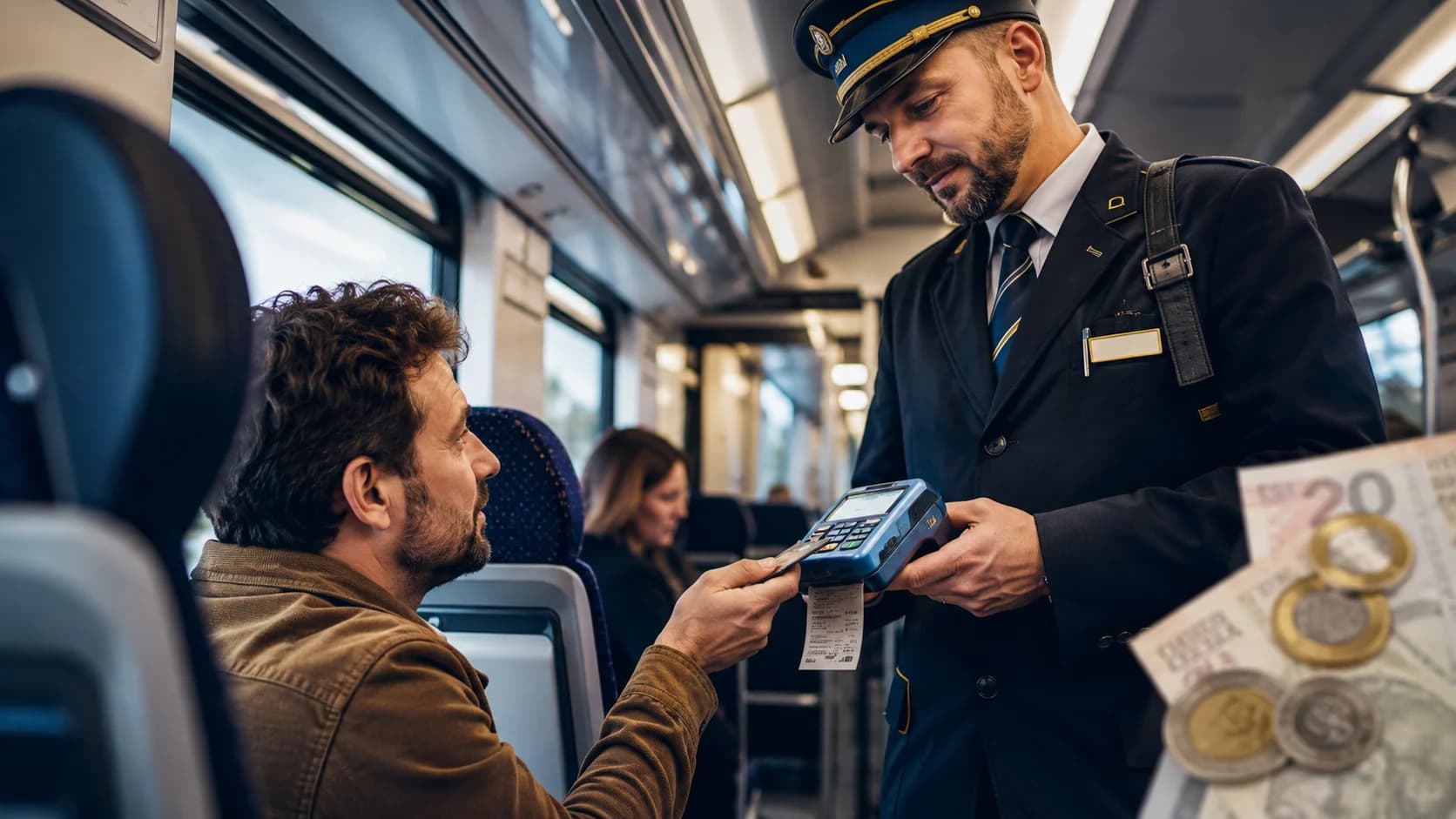 Dodatkowa opłata w pociągu. Pasażer może dopłacić 20 zł za bilet u konduktora