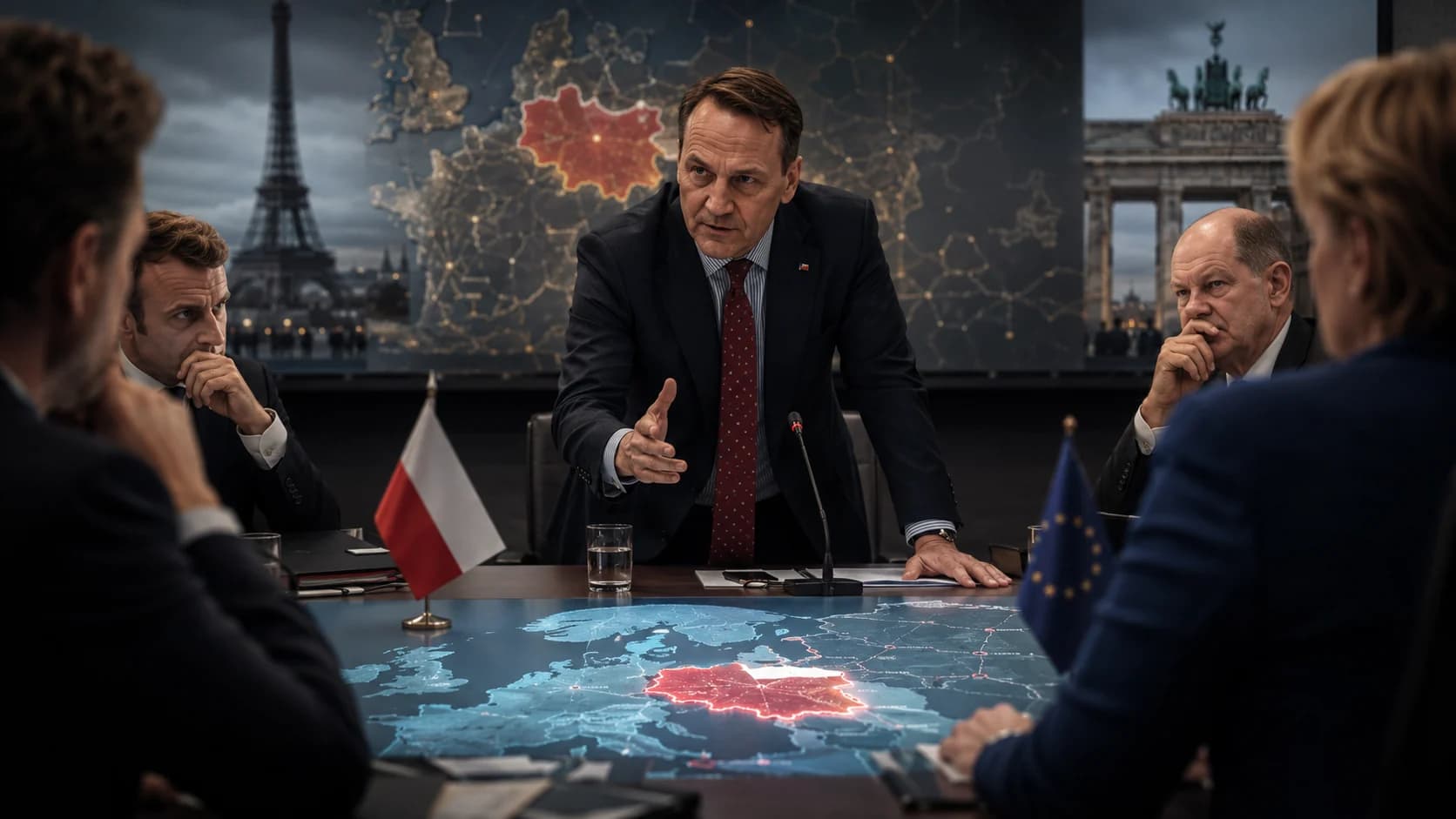 Sikorski chce miejsca przy stole. Polska przypomina Zachodowi, że bezpieczeństwo Europy nie kończy się na Berlinie i Paryżu