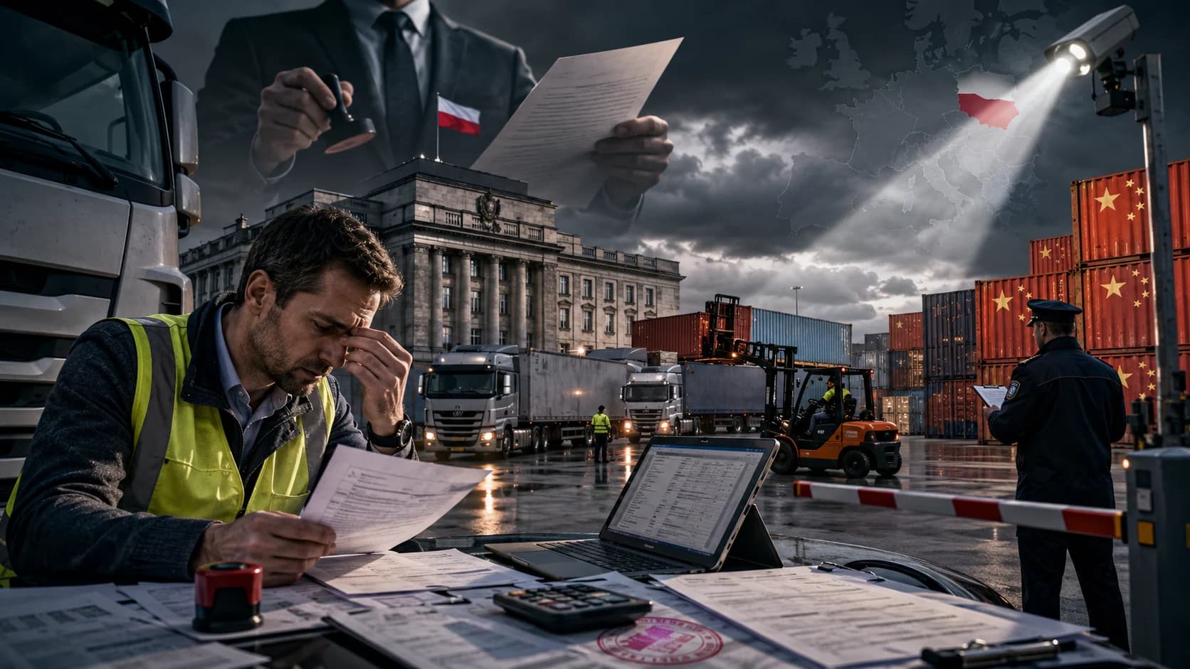 Fiskus ściga przewoźników za cudze cła? Spór o towary z Chin uderza w polską logistykę