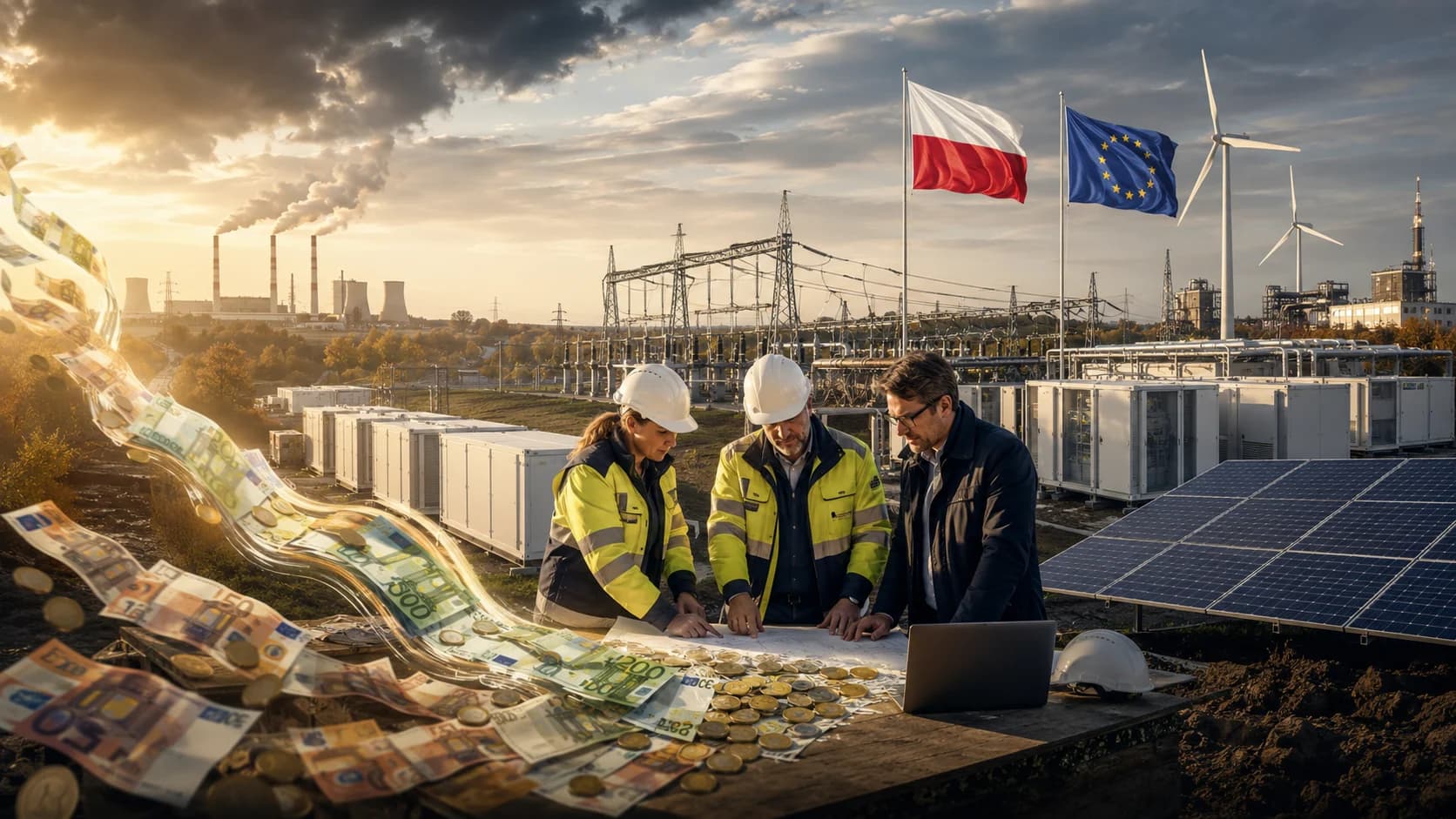 180 mln euro dla Polski z Funduszu Modernizacyjnego. To zwrot pieniędzy z rachunku za emisje