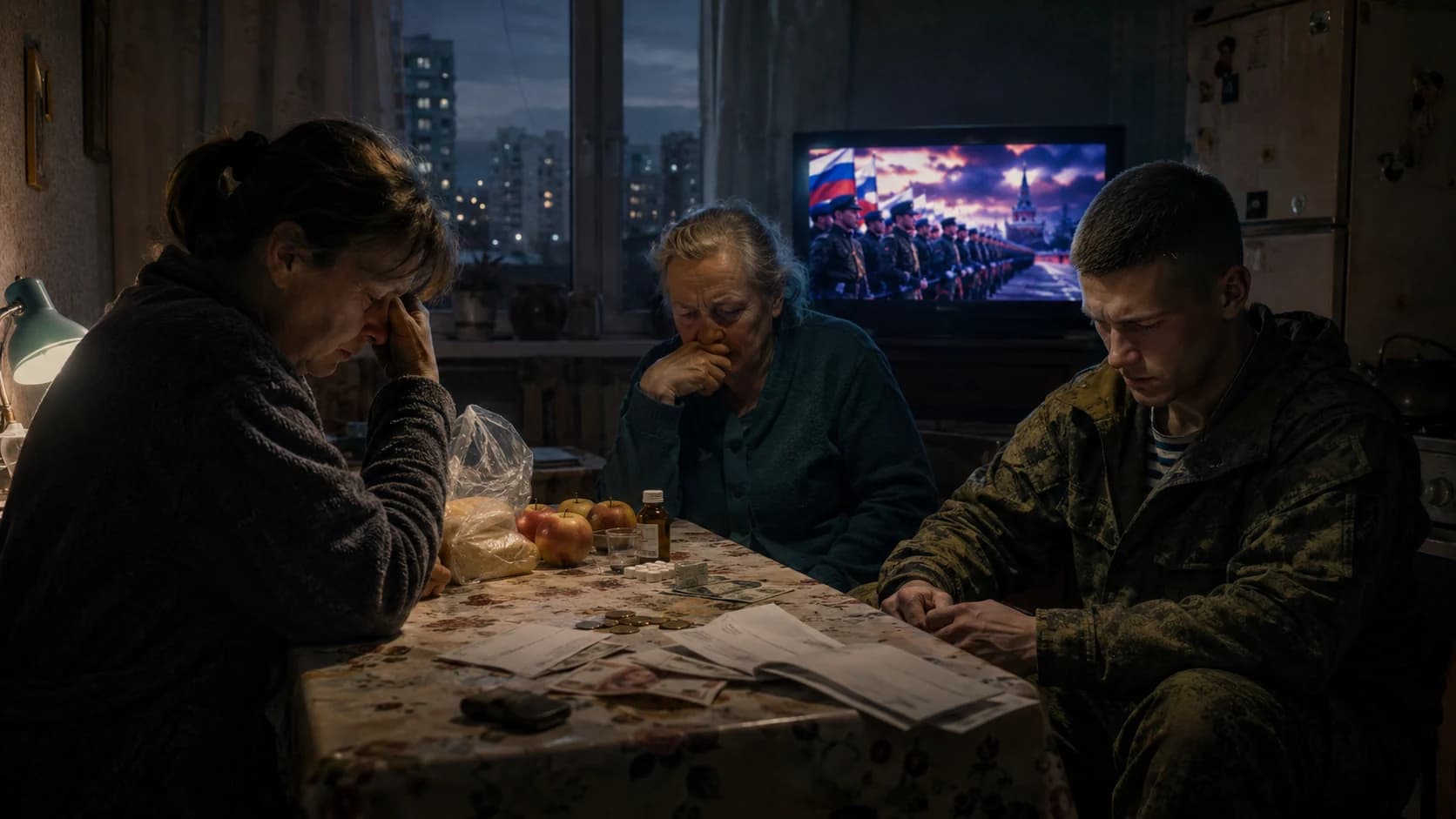 Wojna wraca do rosyjskich domów. Propaganda coraz słabiej przykrywa koszty
