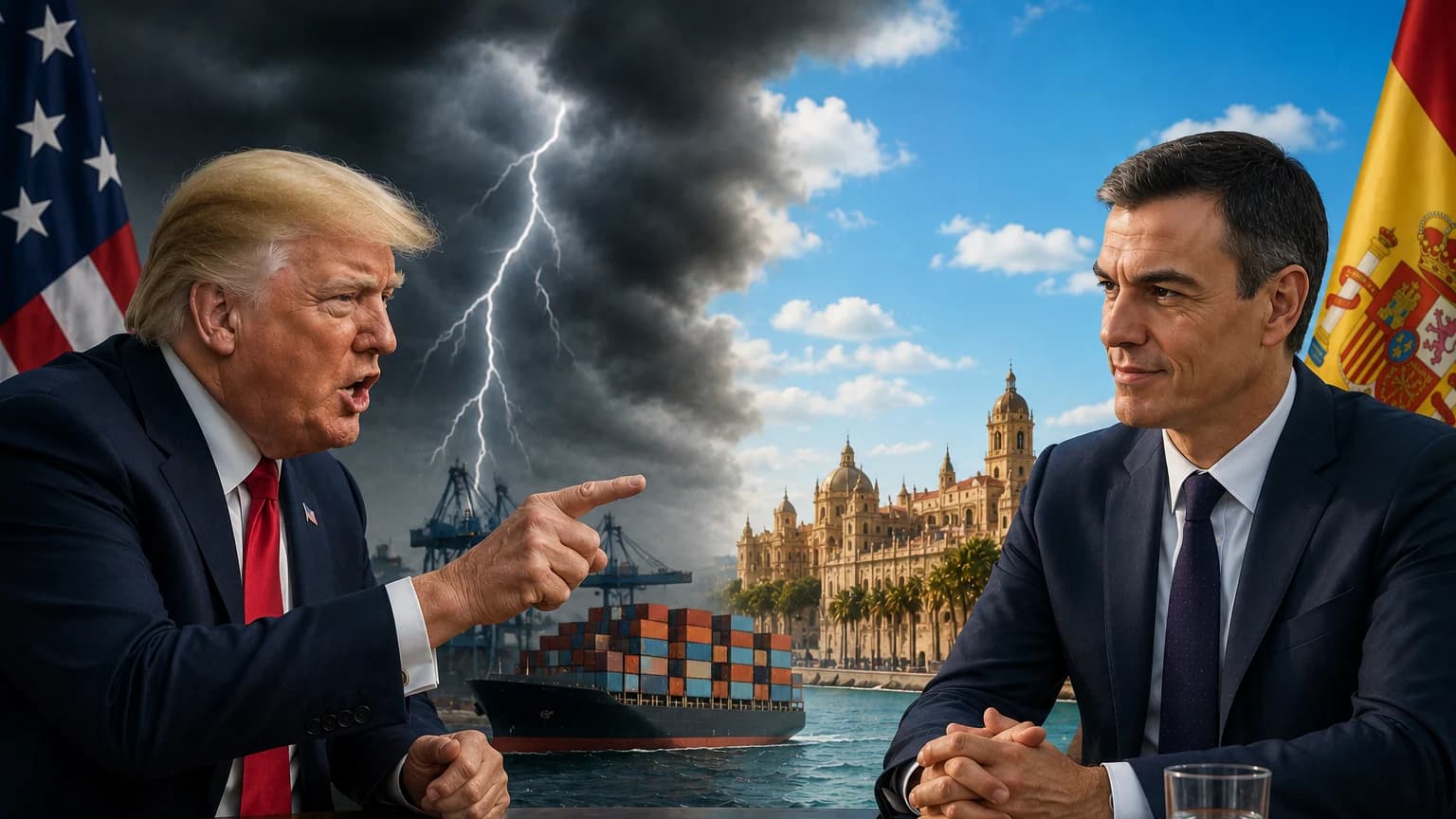 Trump grozi Hiszpanii handlem. Madryt odpowiada spokojem