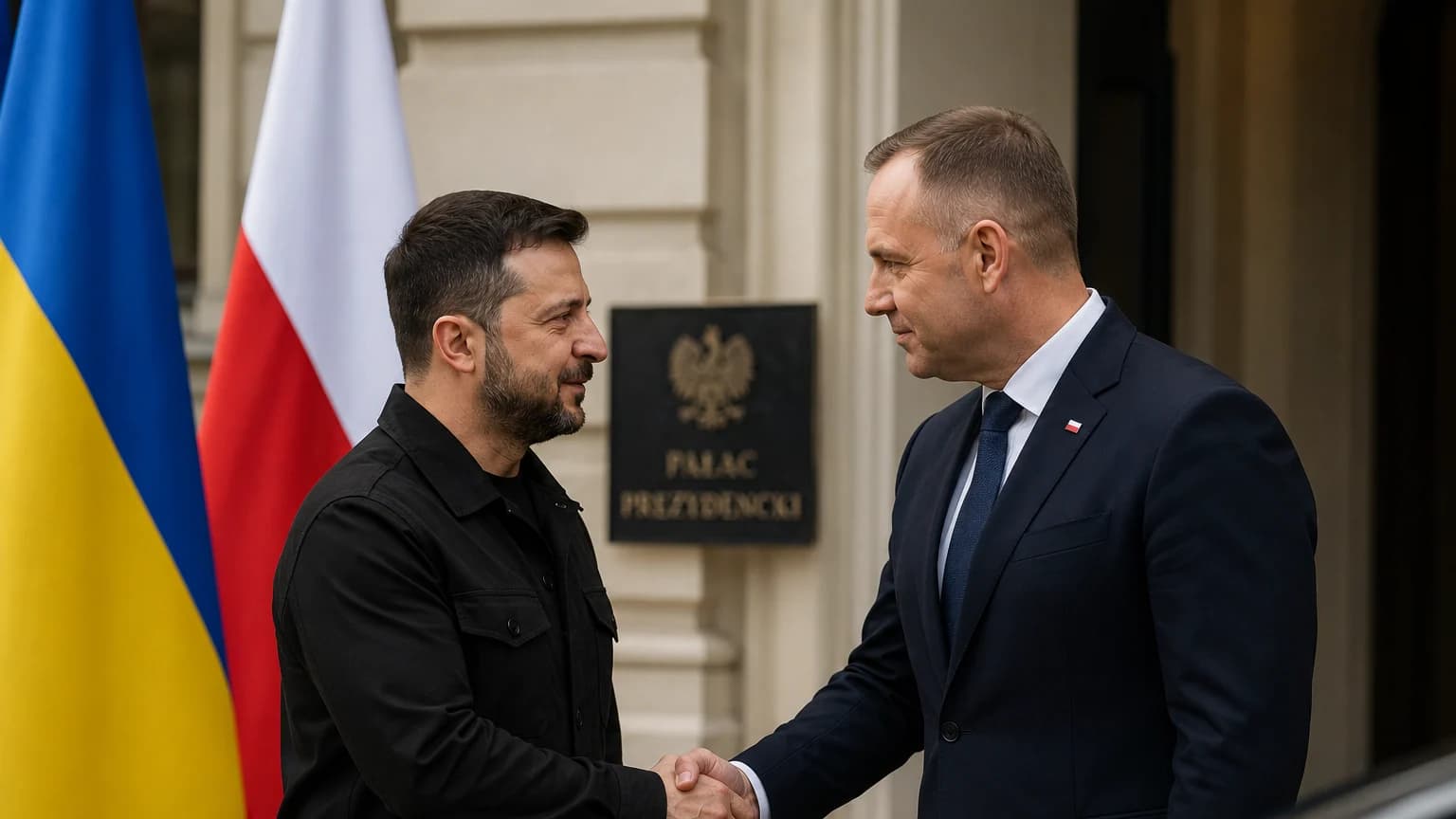 Zełenski po spotkaniu z Nawrockim w Warszawie. Pojednawcze słowa nie kończą trudnej rozmowy polsko-ukraińskiej