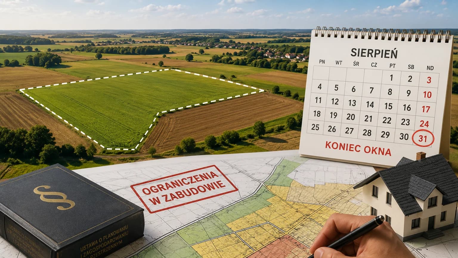 Działki rolne już nie będą tak łatwo „budowlane”. Koniec sierpnia zamyka ważne okno