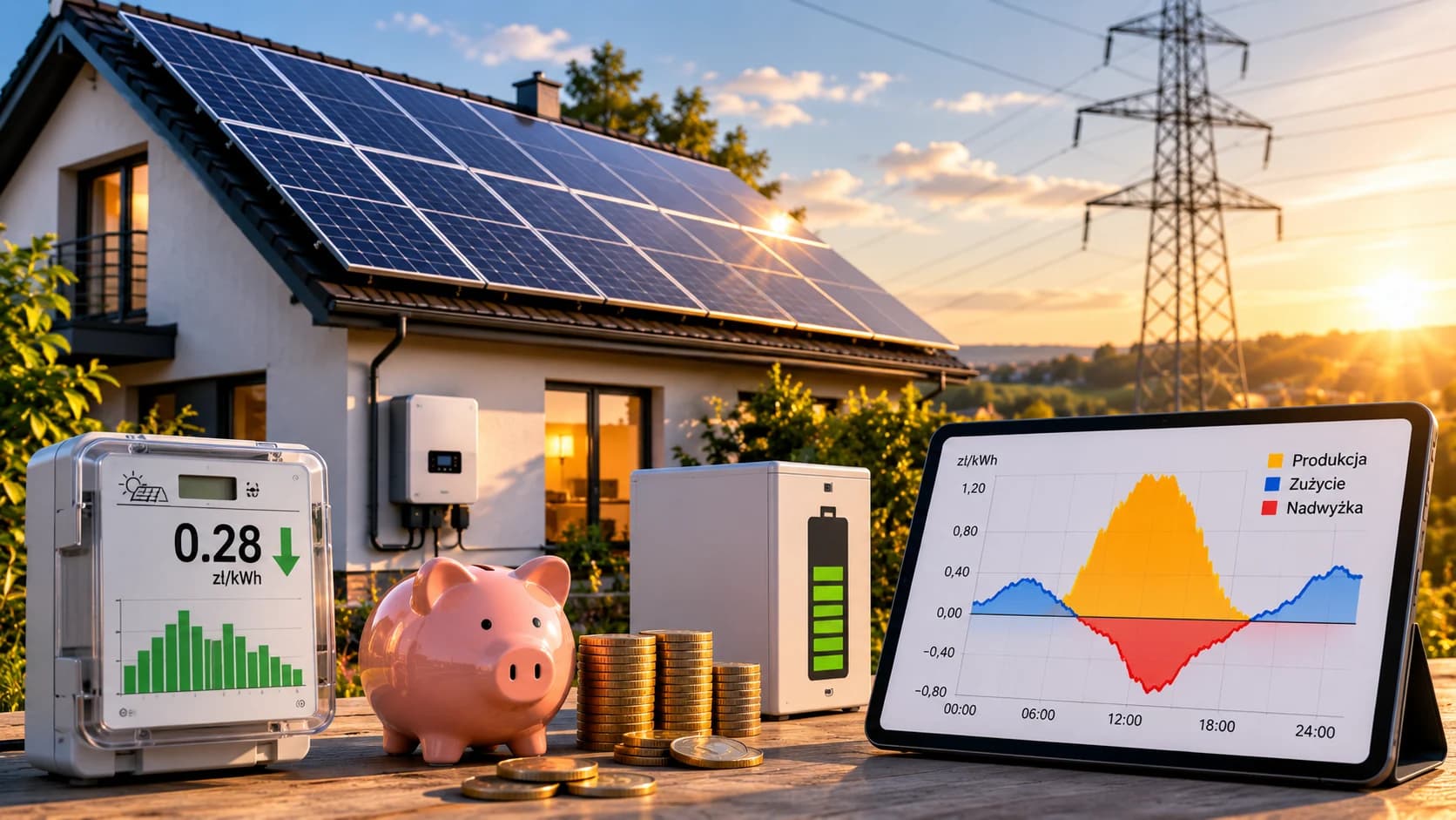 Czerwcowa cena energii z fotowoltaiki zaskoczyła, ale problem nadwyżek nie zniknął