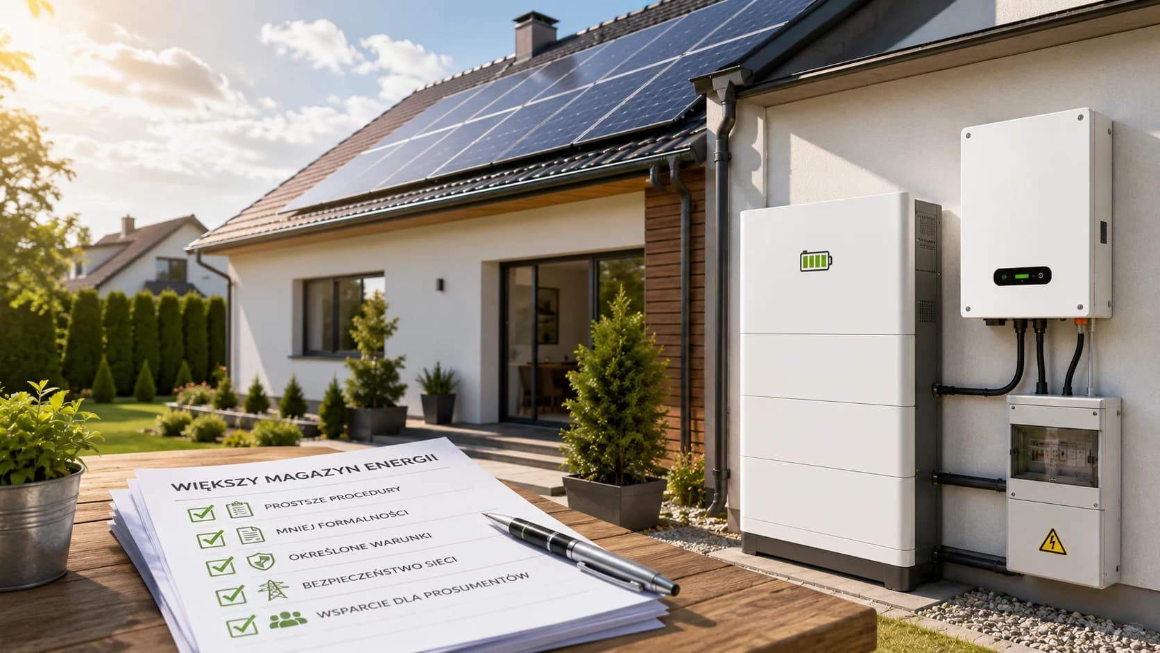 Większy magazyn energii u prosumenta. Rządowy projekt luzuje procedury, ale stawia warunki