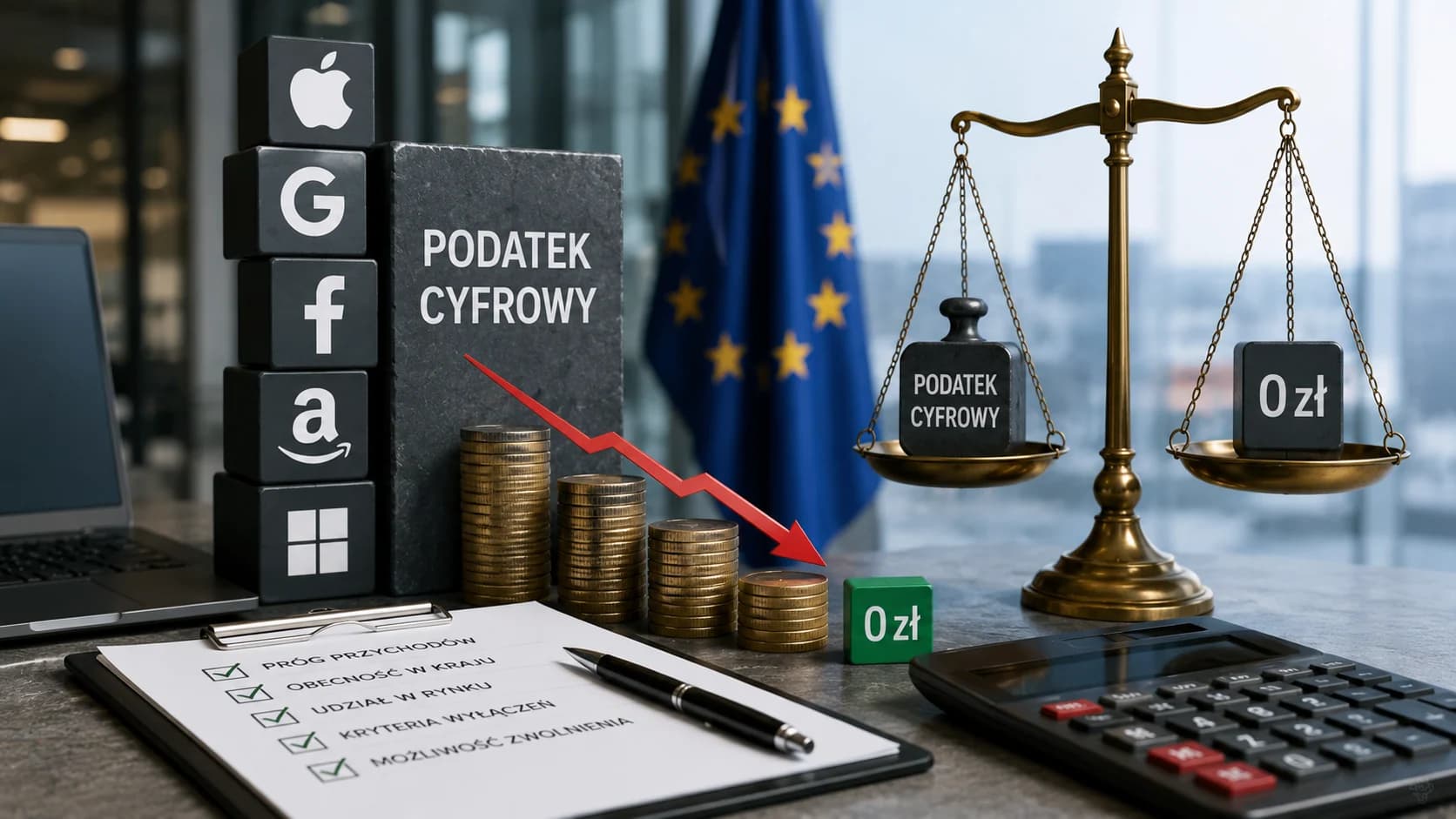 Podatek cyfrowy ma uderzyć w big techy, ale część firm może zejść z daniny do zera