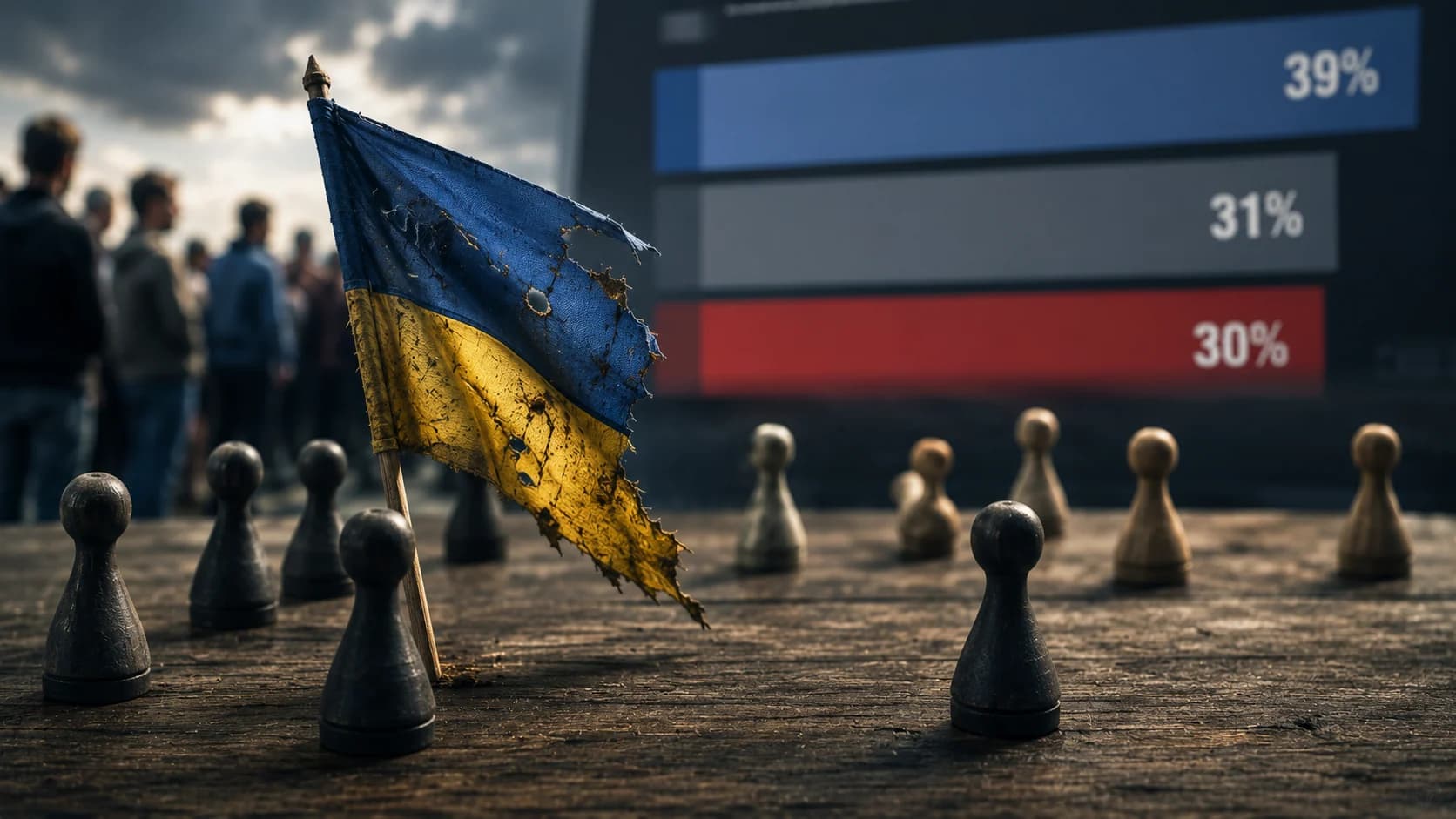 Poparcie dla pomocy Ukrainie słabnie. Nowy sondaż pokazuje koniec politycznej oczywistości