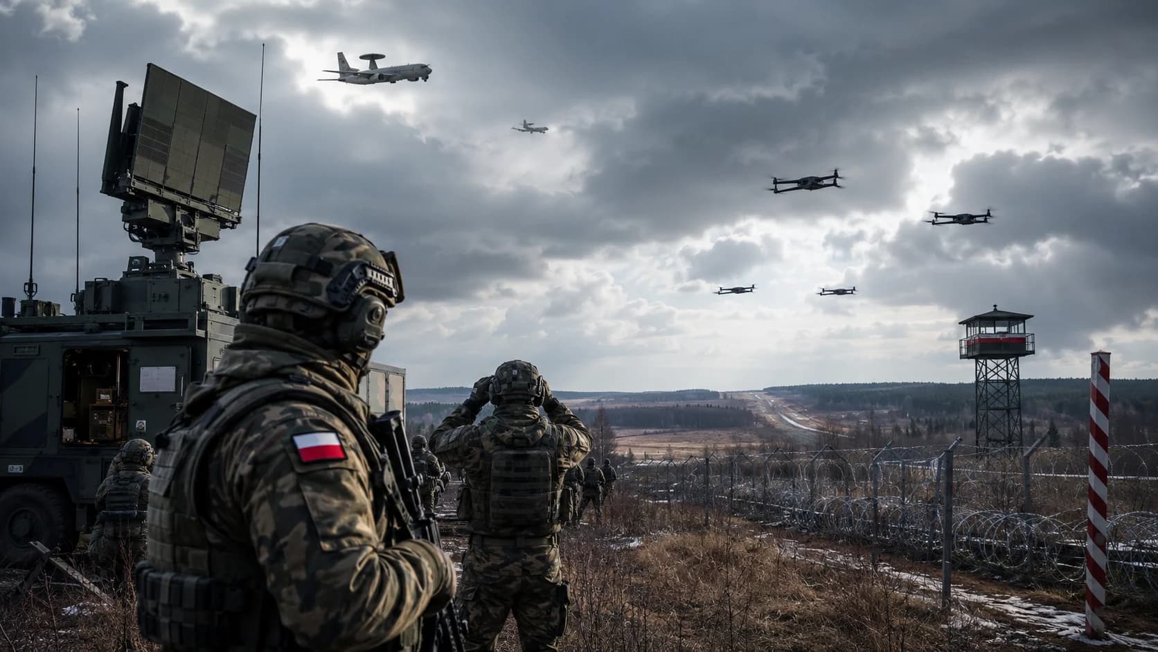 Polska ostrzega przed prowokacją Rosji z użyciem dronów. NATO patrzy na wschodnią flankę