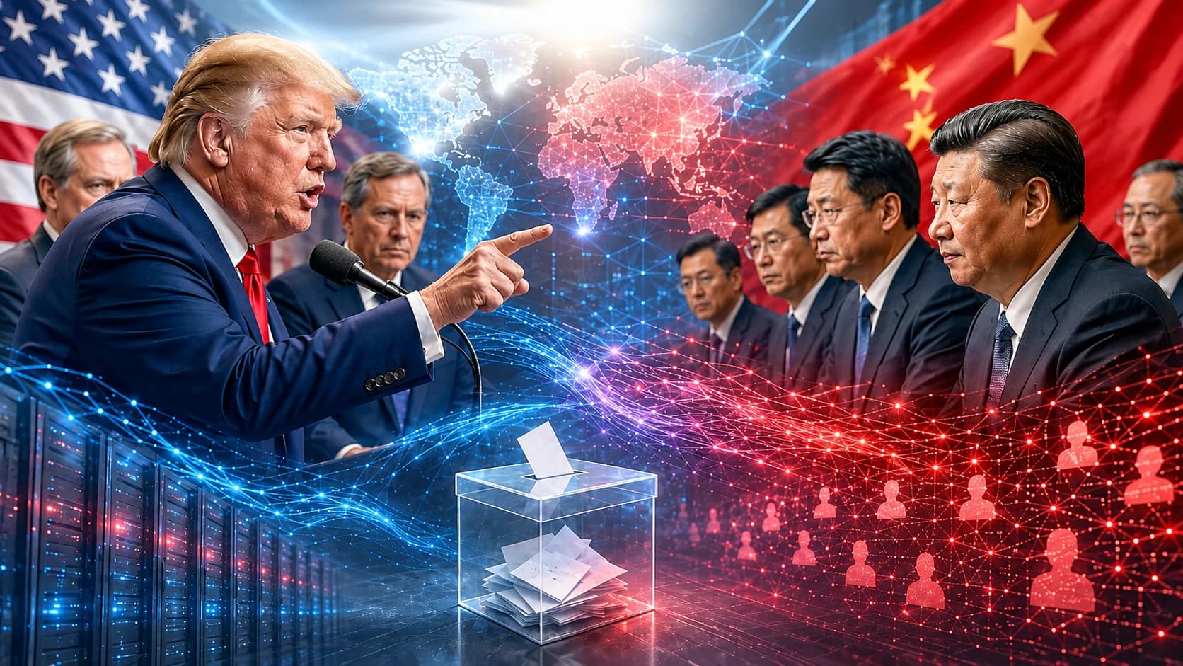 Trump oskarża Chiny o ingerencję w wybory. Spór o dane wyborców może uderzyć w relacje USA-Chiny