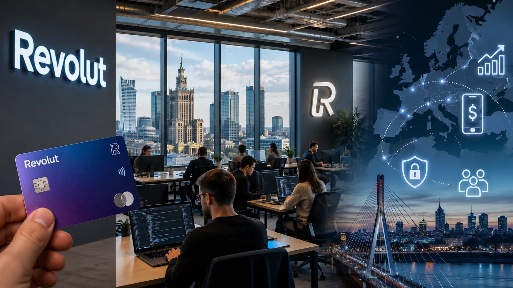 Revolut zwiększa zatrudnienie w Polsce. Warszawa staje się ważnym zapleczem fintechu