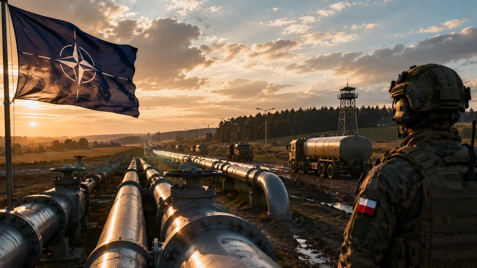 Rurociągi NATO mogą wejść do Polski. Paliwo staje się częścią obrony wschodniej flanki