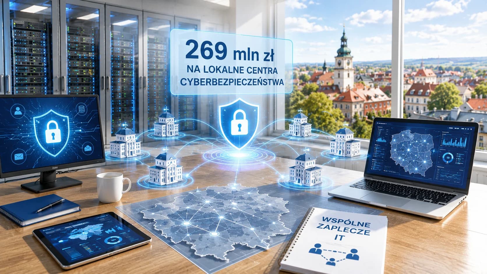 269 mln zł na lokalne centra cyberbezpieczeństwa. Samorządy muszą przygotować wspólne zaplecze IT