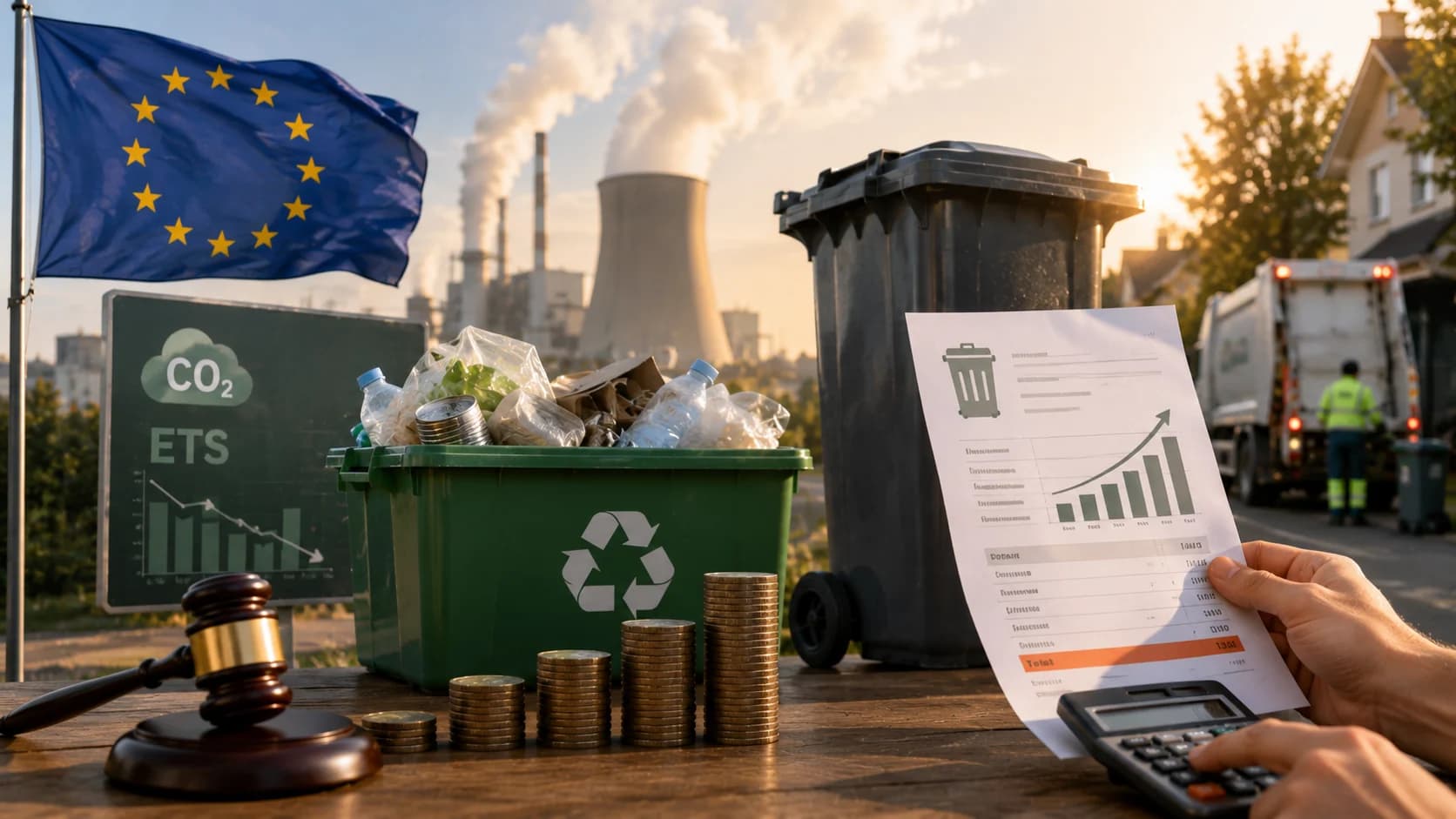 Reforma ETS może podnieść opłaty za śmieci. Klimatyczny koszt wraca do gospodarstw bokiem