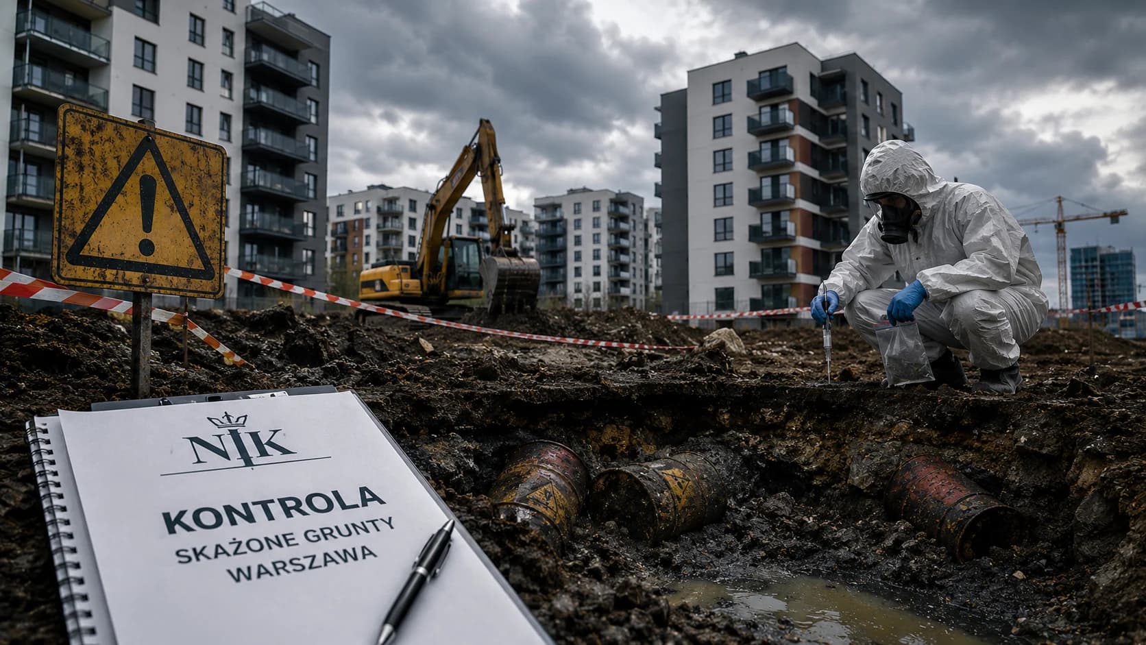 Bomby ekologiczne pod warszawskimi osiedlami. NIK punktuje nadzór nad skażonymi gruntami