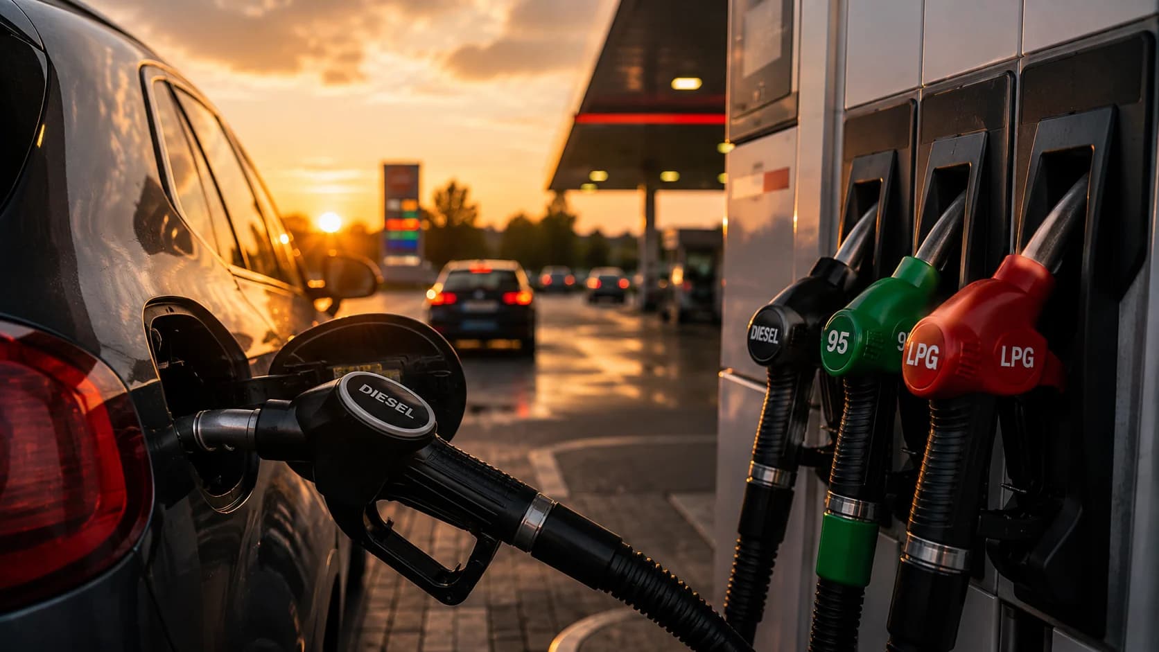 Ceny paliw 24 lipca: diesel najmocniej uderza w kierowców, a LPG zostaje wyjątkiem