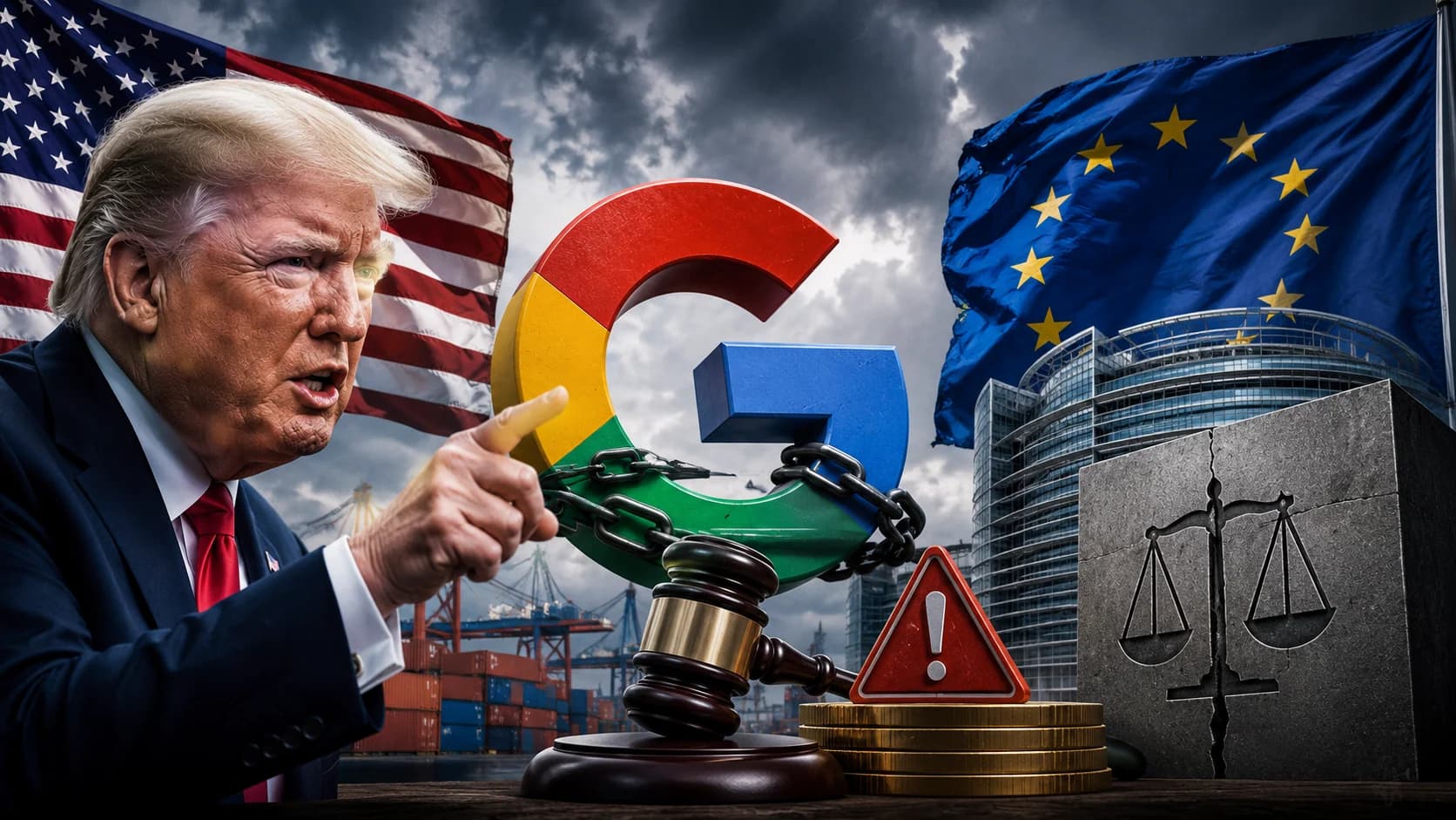 Trump grozi Unii po karze dla Google. Big Tech staje się polem wojny handlowej