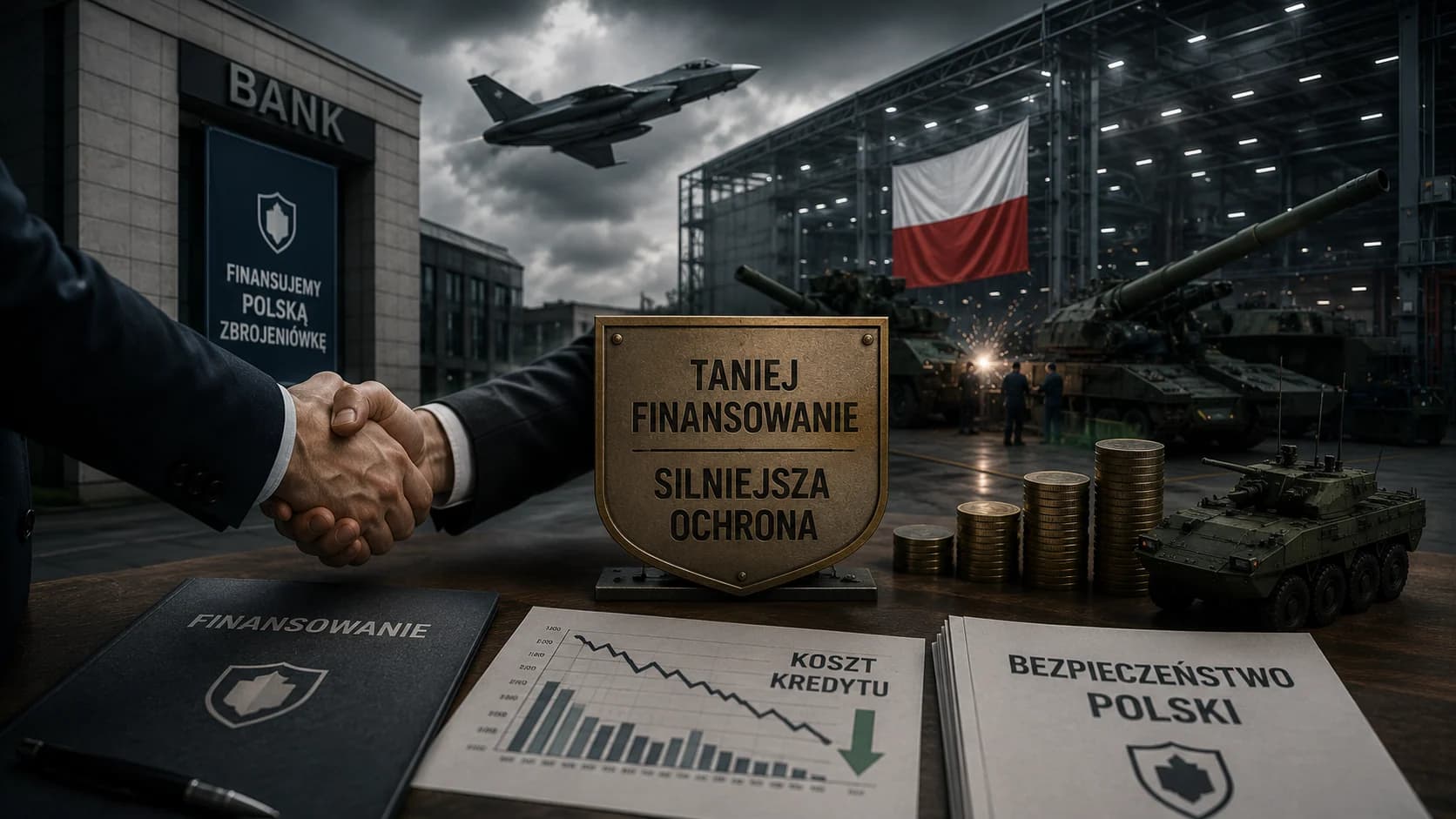 Banki chcą taniej finansować zbrojeniówkę. W obronności koszt kredytu staje się częścią bezpieczeństwa