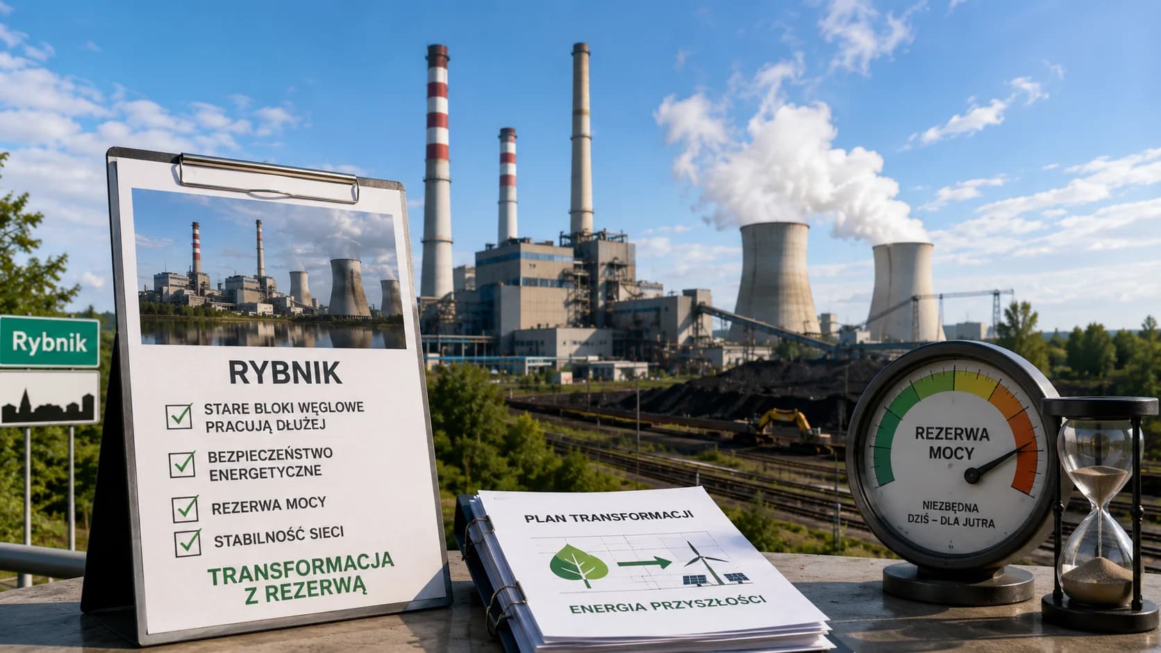 Stare bloki węglowe w Rybniku zostają dłużej. Transformacja potrzebuje rezerwy