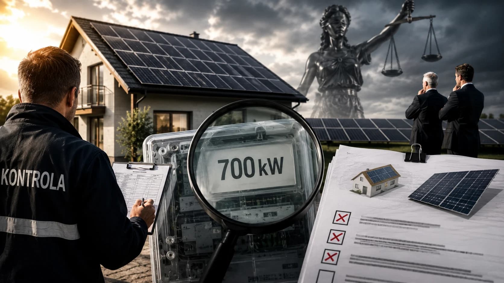 Kontrole prosumentów zaostrzają się. Przypadek 700 kW pokazuje, gdzie kończy się domowa fotowoltaika