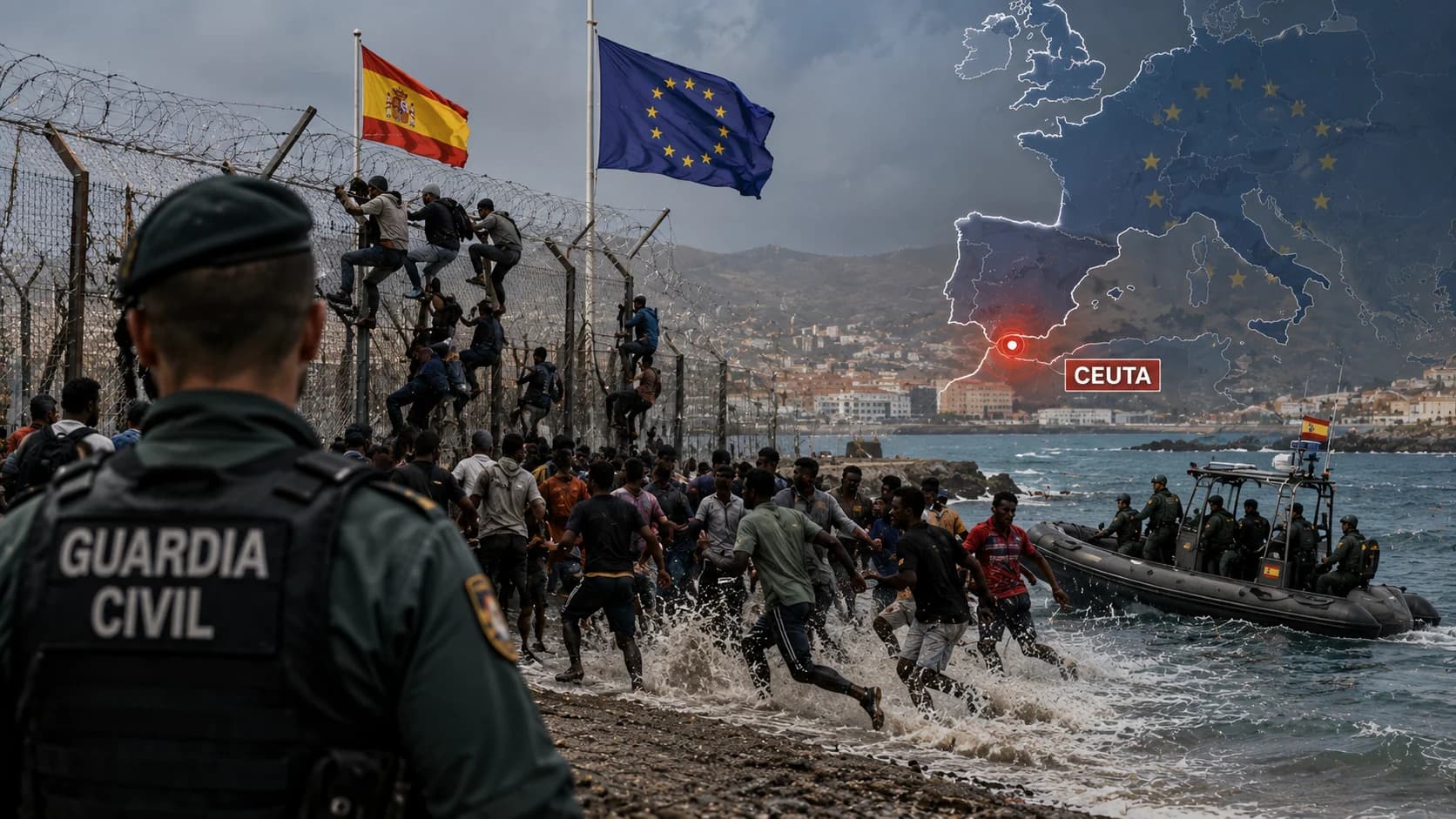 Ceuta po migracyjnym wstrząsie. Granica Unii znów stała się problemem całej Europy Hiszpańska Ceuta mierzy się ze skutkami masowego napływu migrantów z