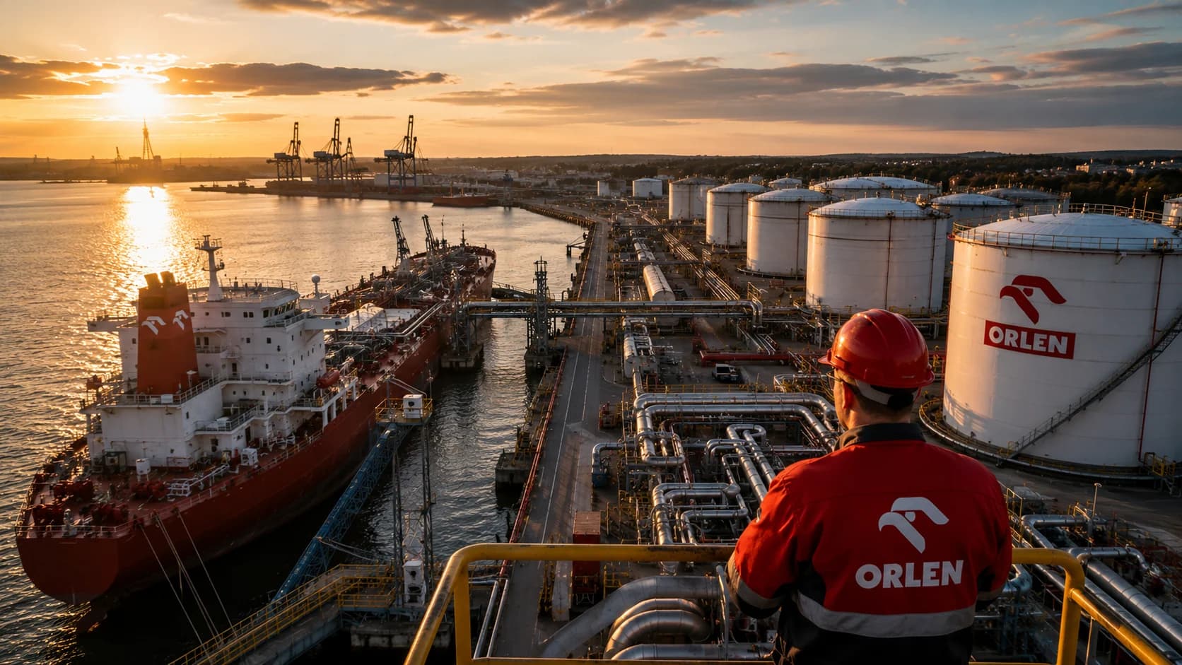 Terminal za pół miliarda złotych. Orlen wzmacnia paliwową logistykę Gdańska Orlen uruchomił Morski Terminal Przeładunkowy na Martwej Wiśle w Gdańsku.