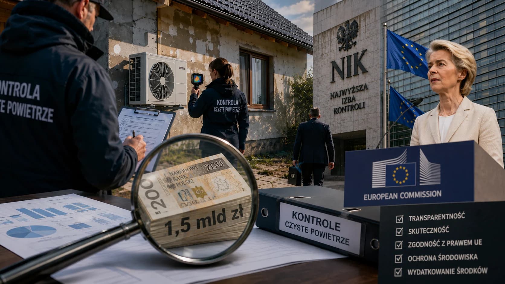 Kontrola w Czystym Powietrzu obejmuje 1,5 mld zł. Do gry wchodzi także NIK Spór o 1,5 mld zł do rozliczenia z Komisją Europejską jest tylko górną warstwą