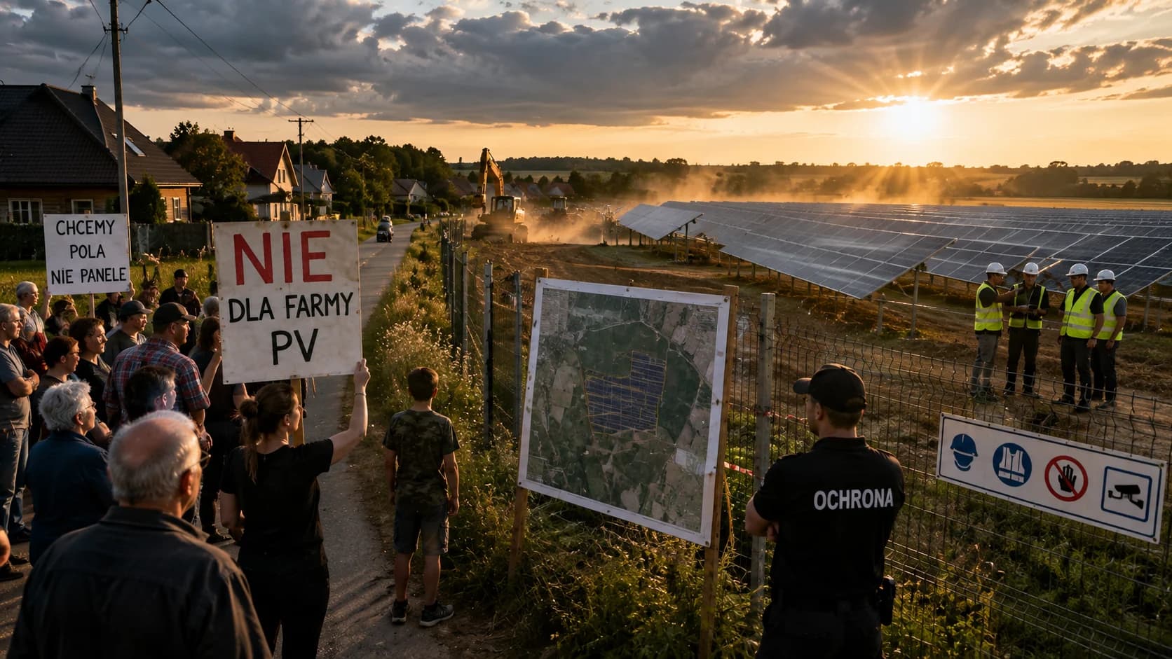 Farma PV na Podlasiu zderza OZE z lokalnym sprzeciwem W gminie Zabłudów na Podlasiu plan dużej farmy fotowoltaicznej z magazynami energii wywołał sprzeciw