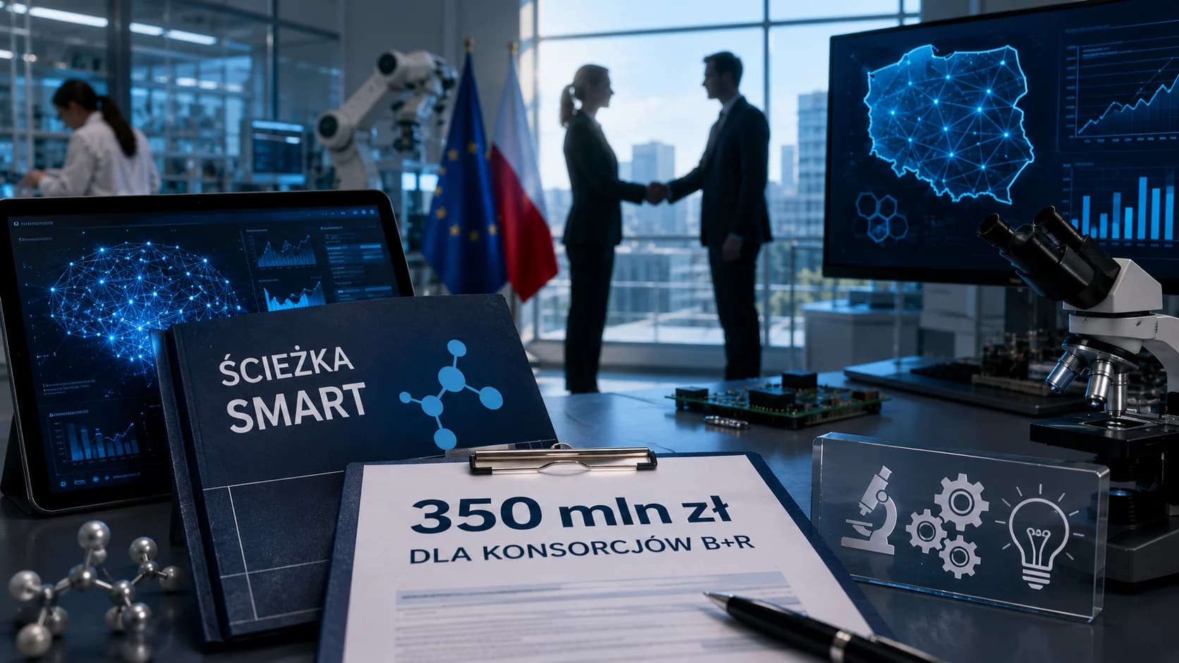 Ścieżka SMART otwiera 350 mln zł dla konsorcjów B+R Od 7 sierpnia firmy mogą składać wnioski w nowym naborze Ścieżki SMART dla projektów realizowanych w