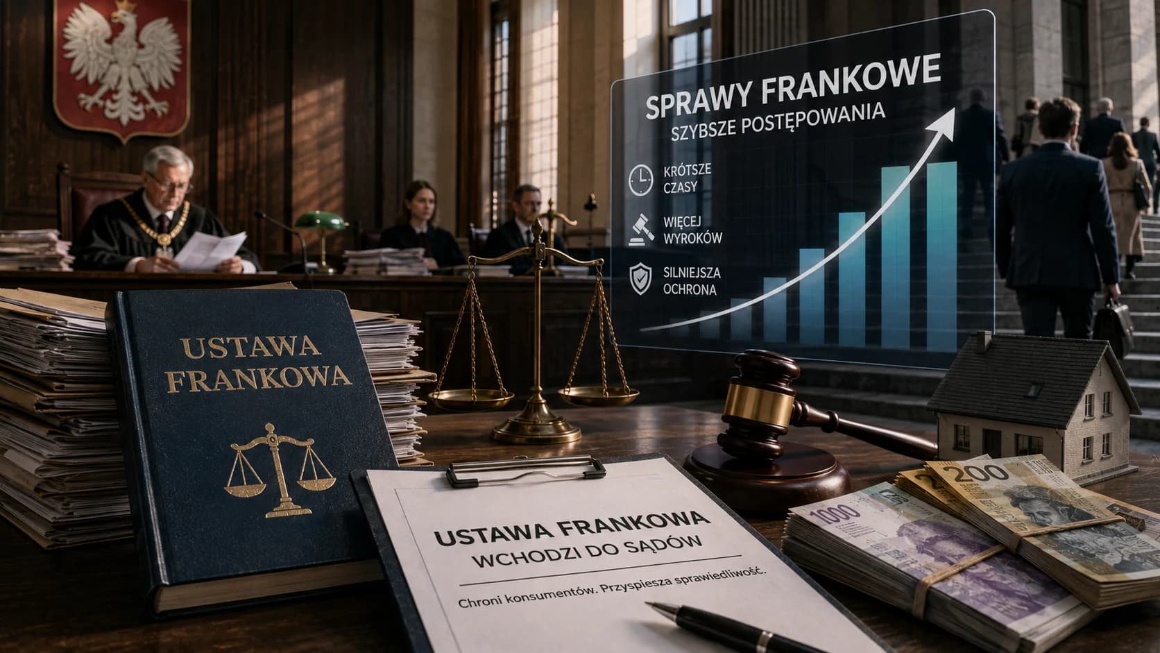 Ustawa frankowa wchodzi do sądów i zmienia tempo sporów Od 7 sierpnia 2026 r. sądy mogą stosować szczególne przepisy dotyczące spraw kredytów