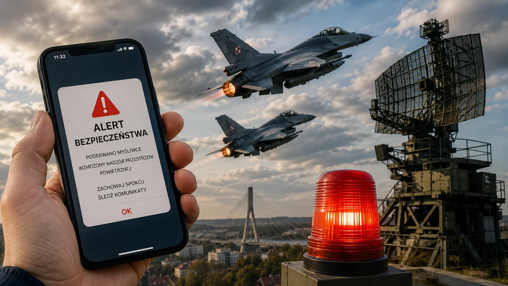 Alert SMS po poderwaniu myśliwców. Państwo musi ostrzegać szybciej niż dotąd Polska ma uruchomić nowe powiadomienia SMS dla mieszkańców w sytuacjach, gdy