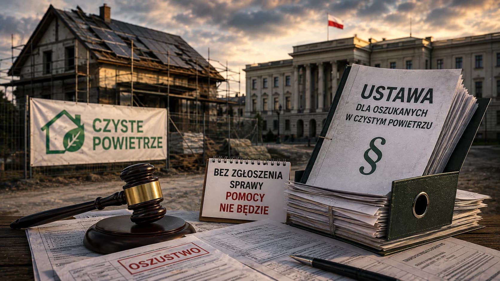 Ustawa dla oszukanych w Czystym Powietrzu czeka na rząd. Bez zgłoszenia sprawy pomocy nie będzie Projekt ustawy pomocowej dla poszkodowanych beneficjentów