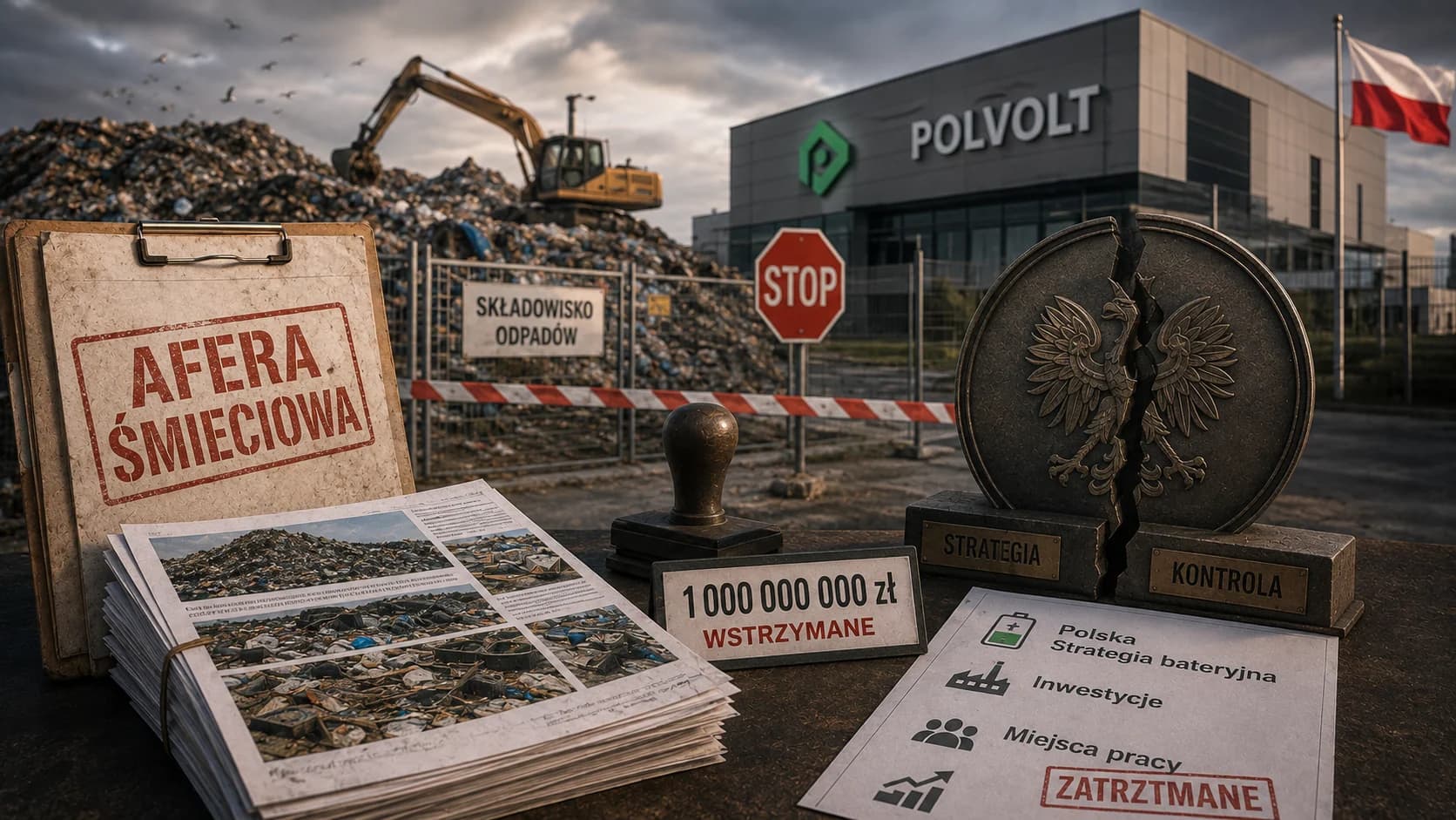 Afera śmieciowa zatrzymuje miliard dla Polvolt. Państwo musi oddzielić strategię od kontroli Zarzuty dotyczące fikcyjnego obrotu odpadami uderzyły w