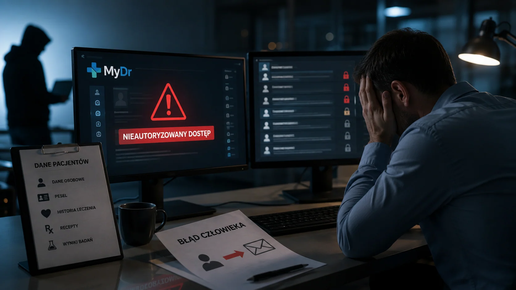 MyDr po cyberataku: jeden błąd człowieka mógł otworzyć drogę do danych pacjentów Incydent w MyDr pokazuje, że wrażliwe dane medyczne mogą być zagrożone