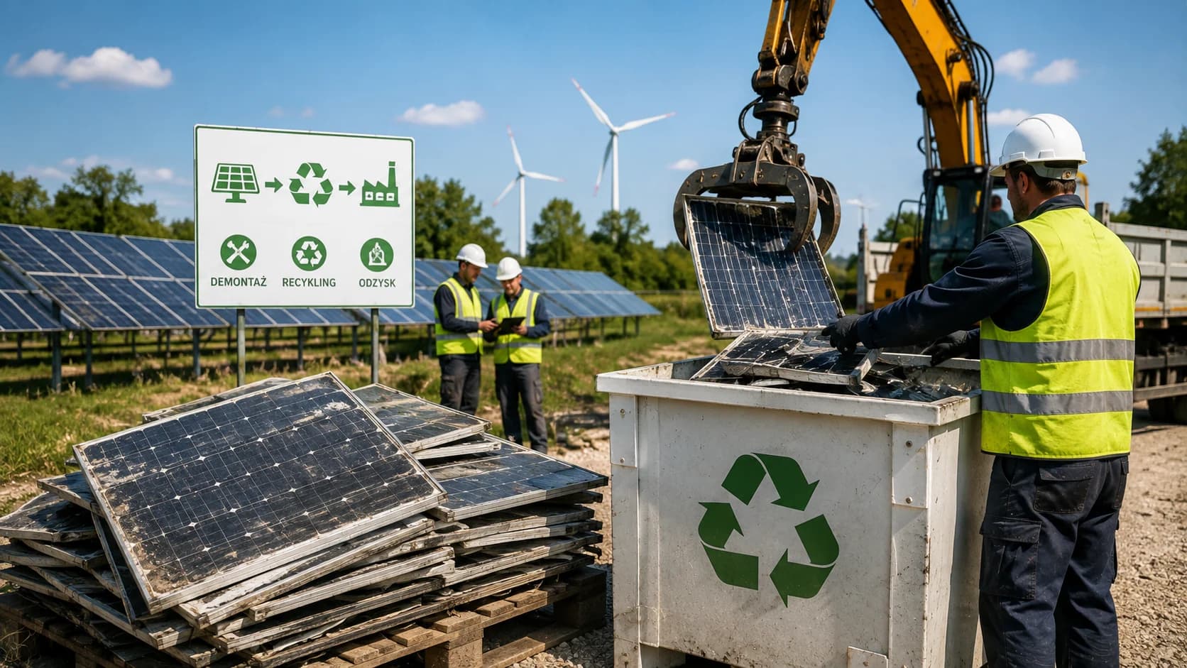 Stare panele fotowoltaiczne wchodzą w fazę rozliczeń. Kto zapłaci za demontaż i recykling Właściciele starszych instalacji fotowoltaicznych coraz częściej