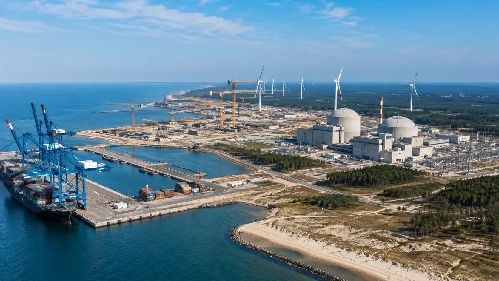 Specustawa ma przyspieszyć inwestycje nad Bałtykiem. Porty, atom i energetyka dostają szybszą ścieżkę Rząd przyjął projekt ustawy, która ma skrócić