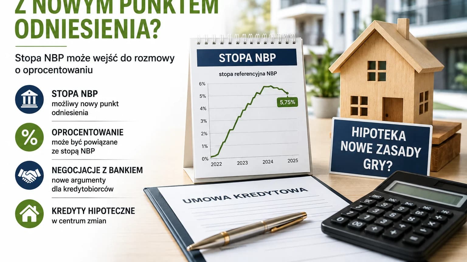 Hipoteki z nowym punktem odniesienia? Stopa NBP może wejść do rozmowy o oprocentowaniu Ministerstwo Finansów analizuje postulat, aby w oprocentowaniu