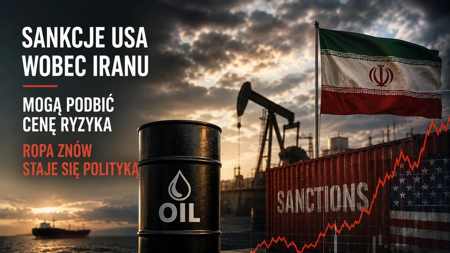Sankcje USA wobec Iranu mogą podbić cenę ryzyka. Ropa znów staje się polityką Zapowiadana amerykańska ofensywa finansowa przeciw Iranowi może stać się