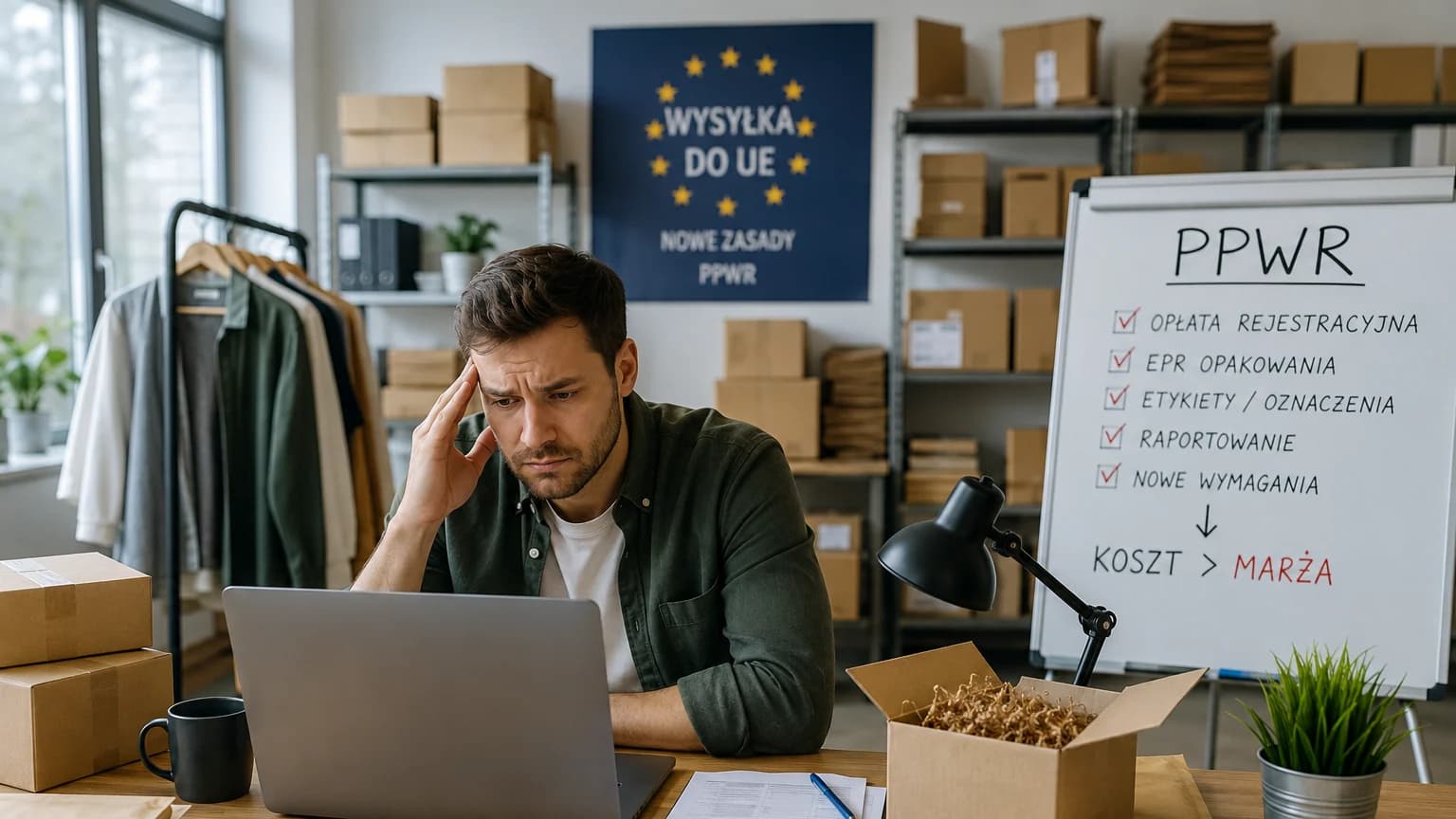 PPWR uderza w mały e-commerce. Sprzedaż do UE może kosztować więcej niż sama marża Nowe unijne obowiązki opakowaniowe tworzą dla mikrofirm problem, który
