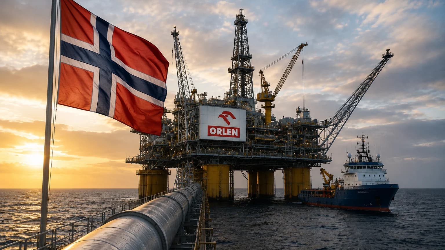 ORLEN przyspiesza z gazem w Norwegii. Trzy złoża wzmacniają znaczenie Baltic Pipe ORLEN Upstream Norway rozpoczął wydobycie gazu ze złoża Idun Nord na