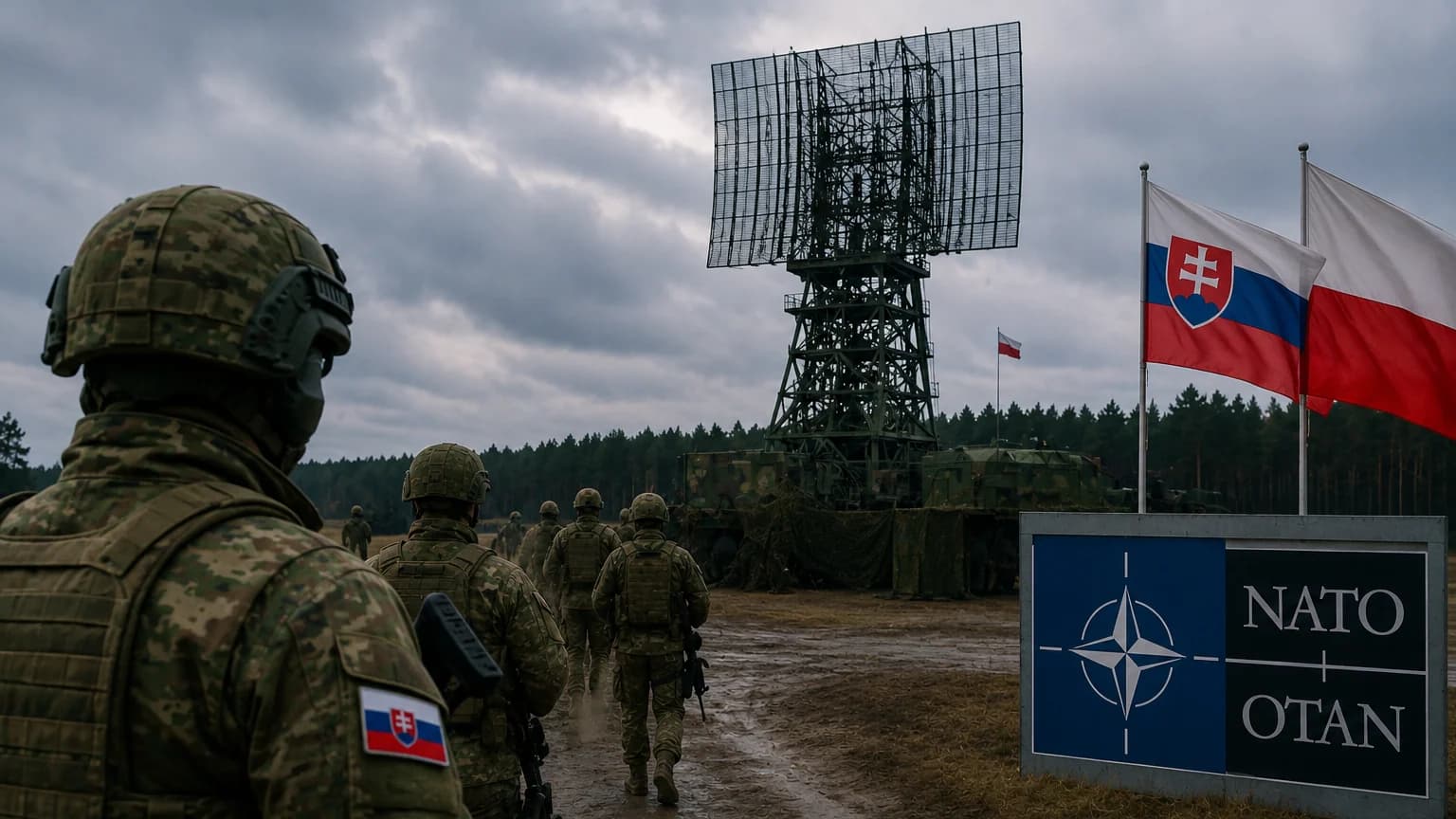 Słowaccy żołnierze w Polsce. Wschodnia flanka NATO wzmacnia radarową tarczę Słowacki rząd zaakceptował wysłanie do 101 żołnierzy do operacji NATO