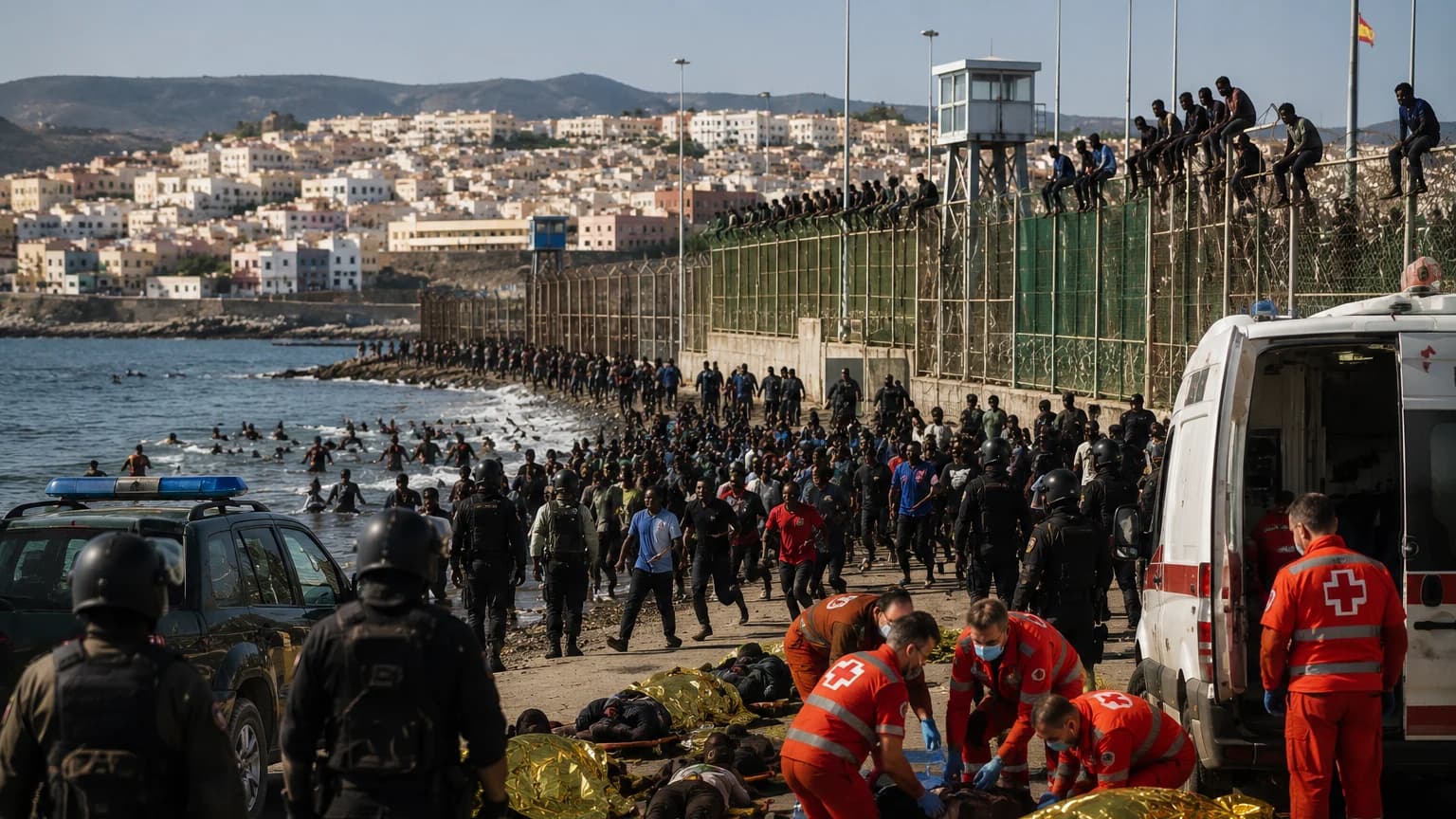 Ceuta liczy ofiary przemocy. Kryzys migracyjny stał się testem ochrony na granicy UE W hiszpańskiej Ceucie odnotowano 23 przypadki przemocy seksualnej od