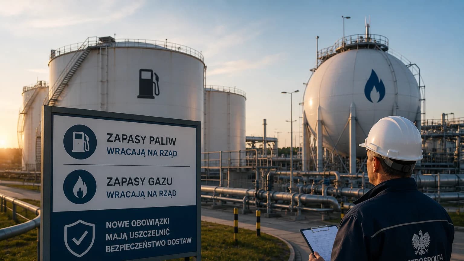 Zapasy paliw i gazu wracają na rząd. Nowe obowiązki mają uszczelnić bezpieczeństwo dostaw Rada Ministrów ma w porządku obrad projekt UD399 dotyczący