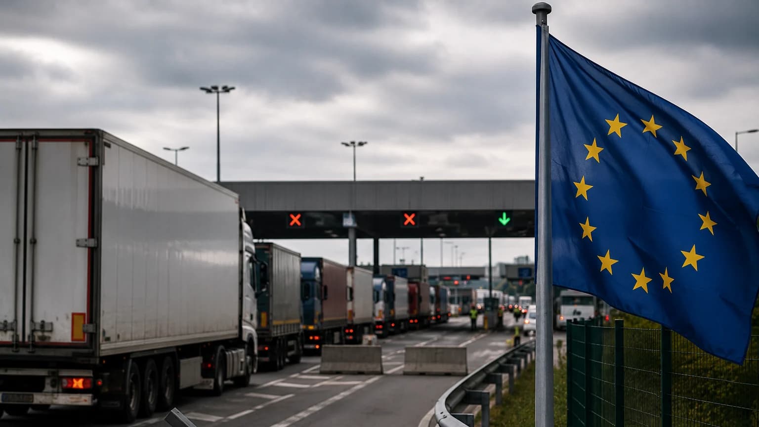 Bałkańscy przewoźnicy grożą blokadą granic UE. Spór o Schengen może uderzyć w handel Przewoźnicy z Bośni i Hercegowiny, Serbii, Macedonii Północnej oraz
