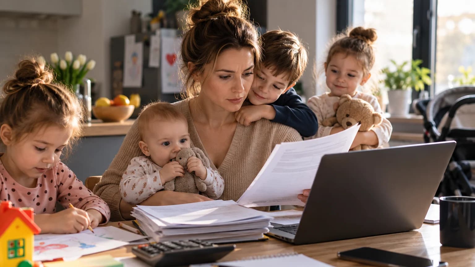 Mama 4 Plus może wyrównać dochód do 1978,49 zł. ZUS nie przyznaje pieniędzy automatycznie Rodzicielskie świadczenie uzupełniające po waloryzacji może