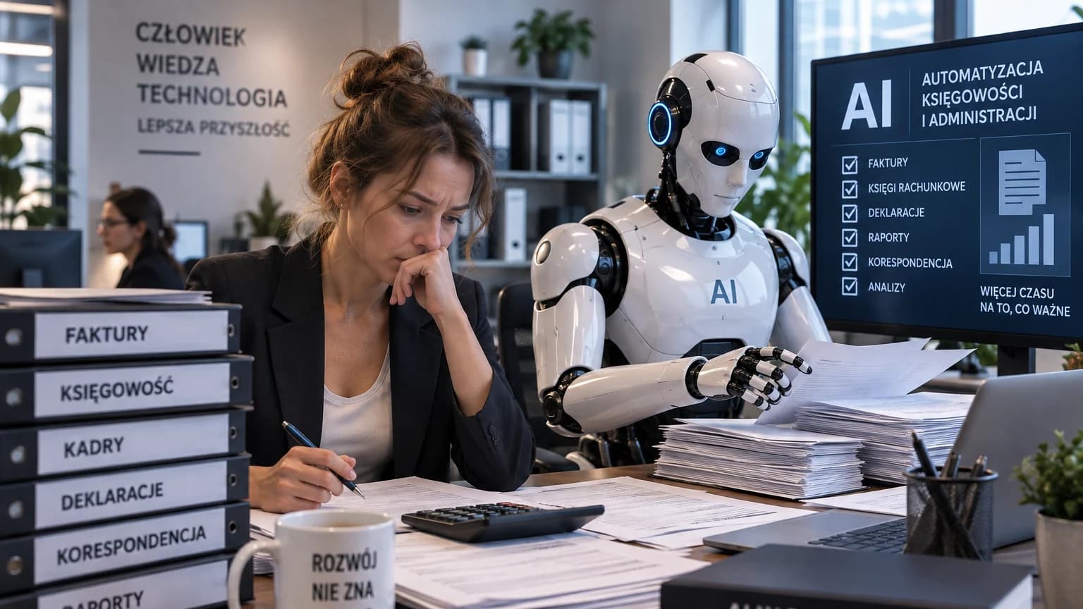 AI zmienia wartość pracy w księgowości i administracji AI zmienia zadania księgowych i pracowników administracji. W analizowanych ofertach pracy płace
