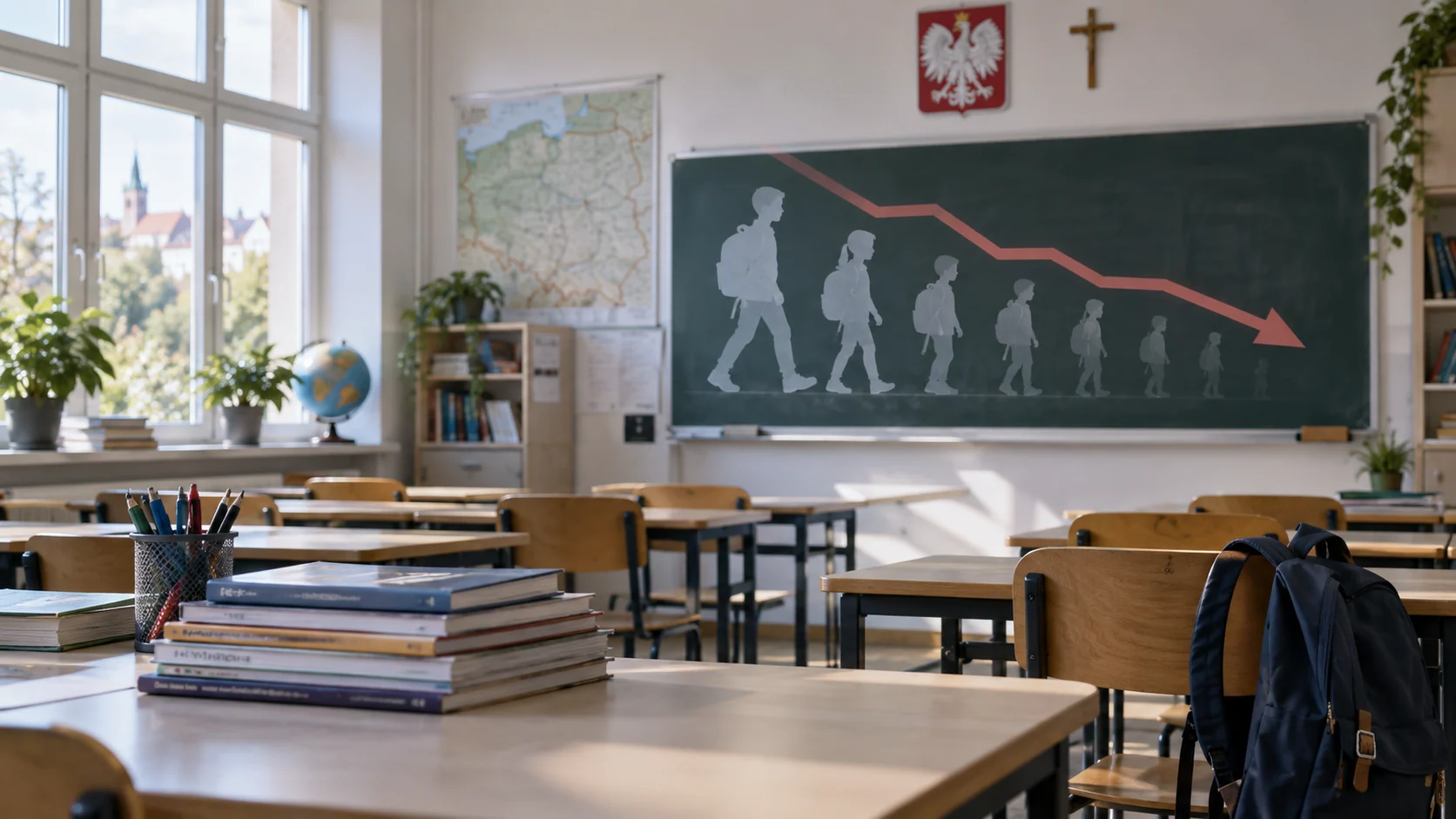Polska szkoła kurczy się demograficznie. Spadek o 25,7 proc. wymaga właściwej interpretacji Liczba uczniów na poziomie edukacji podstawowej ISCED 1 była w
