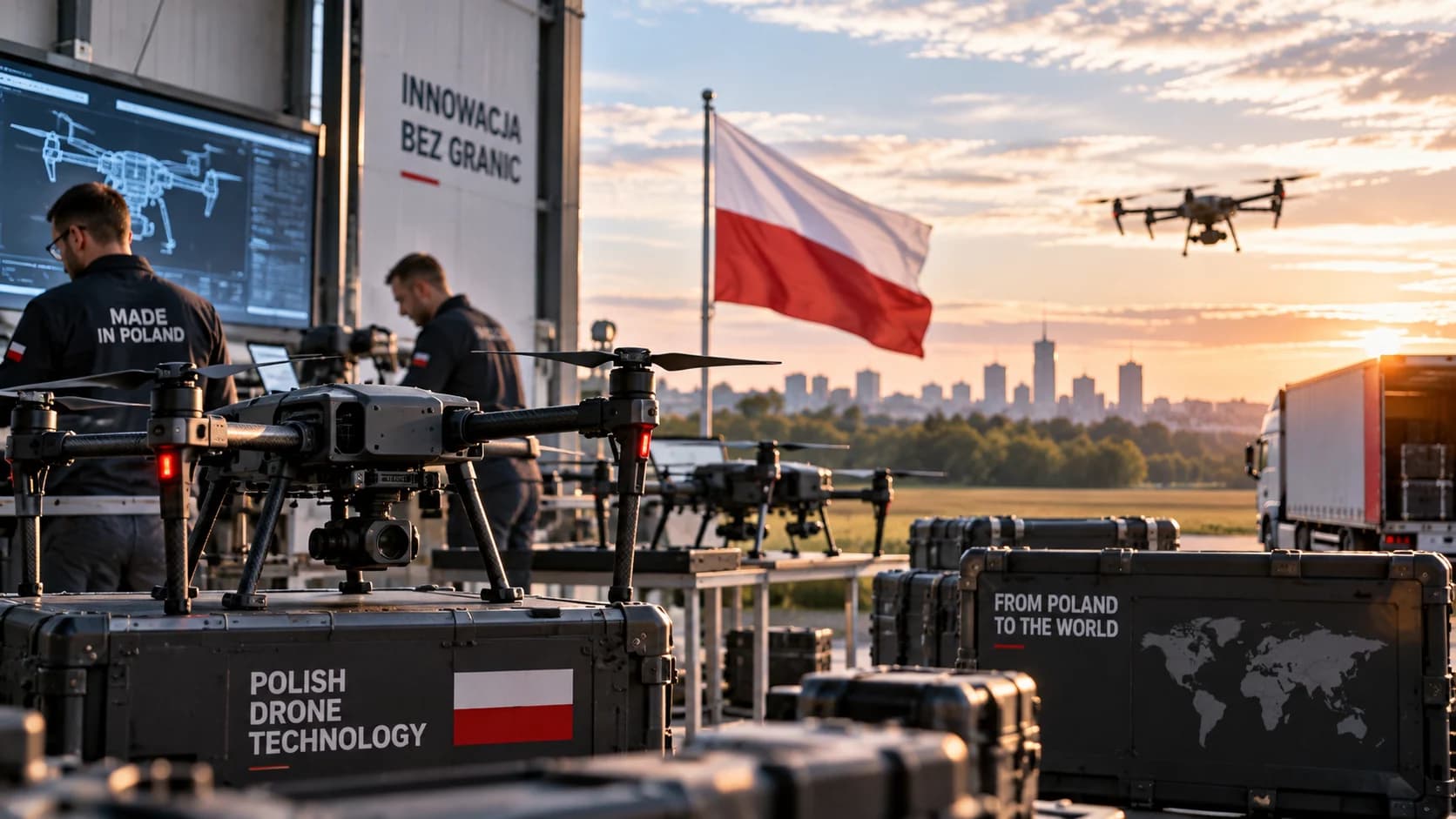 Polska branża dronowa chce skalować produkcję. Regulacje zdecydują o eksporcie Polscy producenci tworzą bezzałogowce, sensory, oprogramowanie i systemy