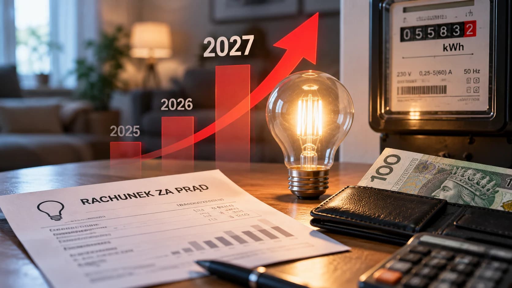 Prąd może zdrożeć w 2027 roku Ile mogą wzrosnąć rachunki gospodarstw domowych Kontrakty na energię z dostawą w 2027 roku podrożały do poziomu, który może